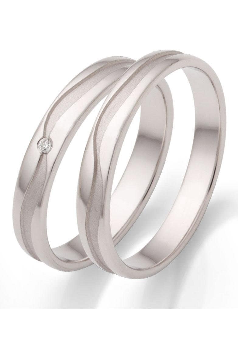 Firetti Trauring »Schmuck Geschenk Hochzeit Ehering "LIEBE"«, wahlweise mit oder ohne Zirkonia (synth.)