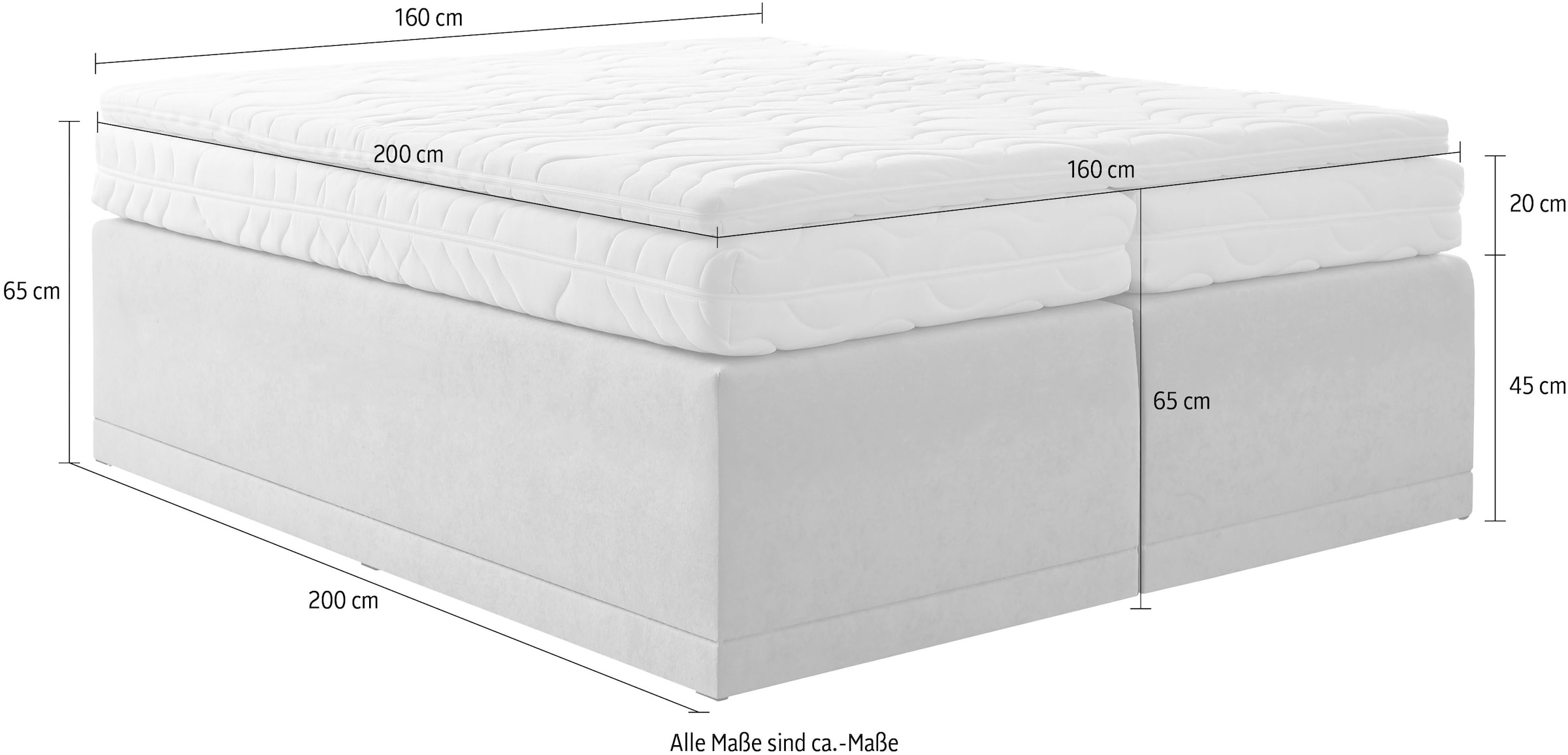 Westfalia Schlafkomfort Boxspringbett