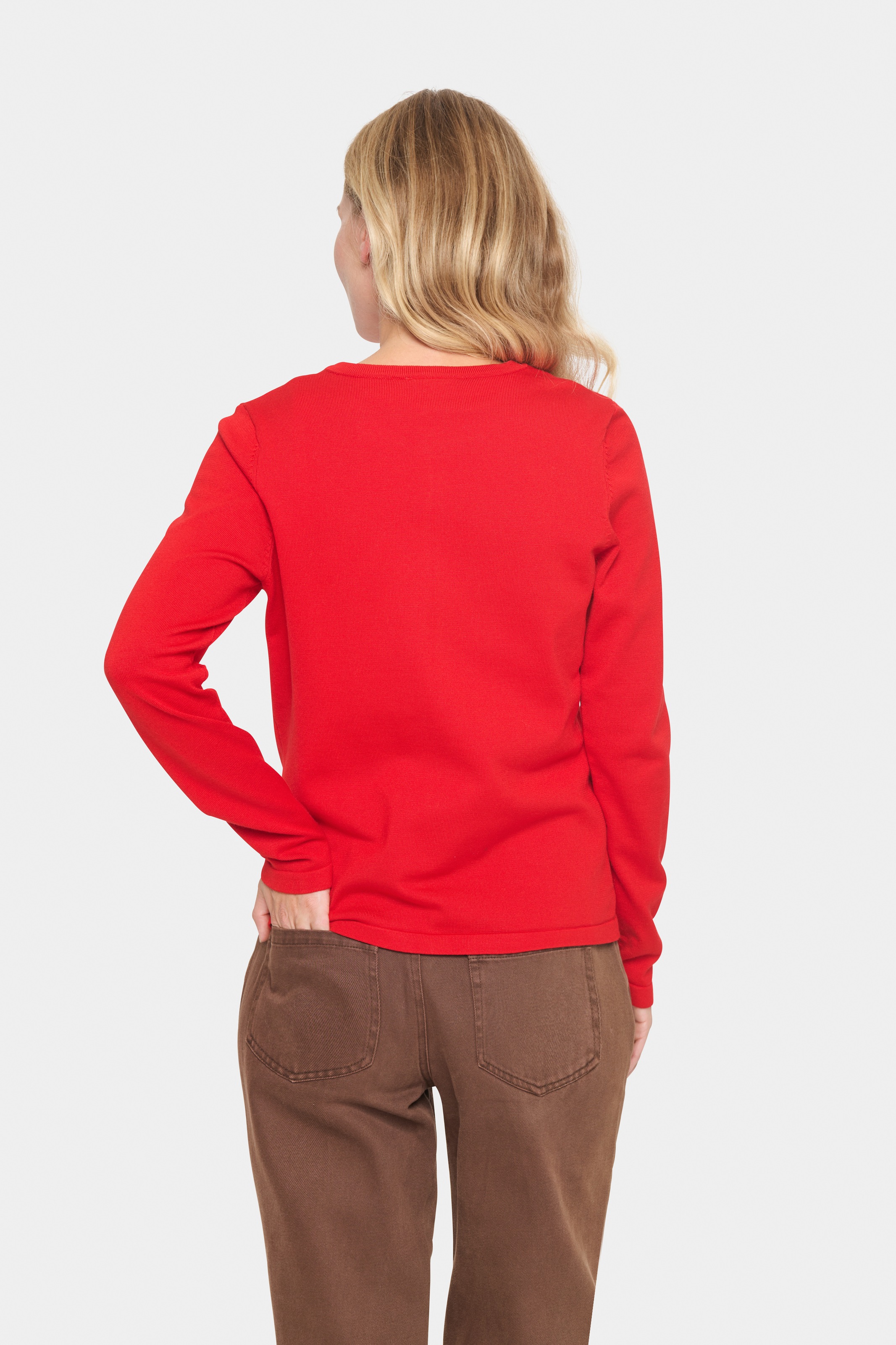 Saint Tropez Strickjacke "A8661, MilaSZ R-Neck Cardigan" Viskose Feinstrick günstig online kaufen