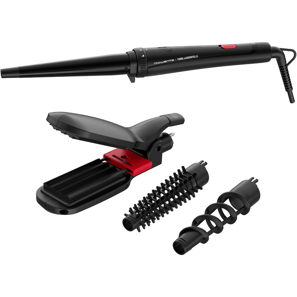 Rowenta Multihaarstyler »Rowenta x Karl Lagerfeld CF422L Infinite Looks 9-in-1 Multistyler«, 4 Aufsätze}