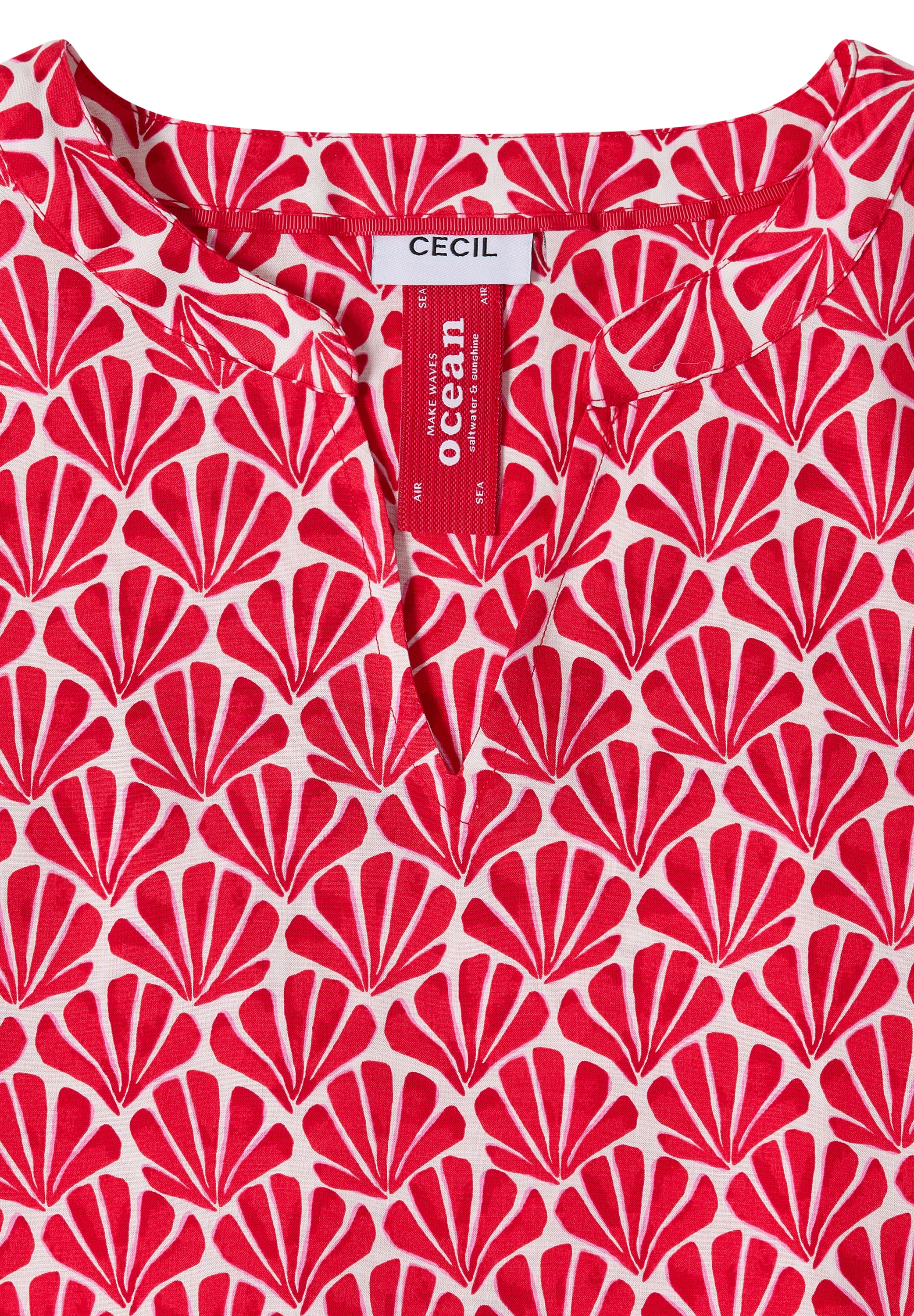 Cecil Kurzarmbluse in Blusen-Optik