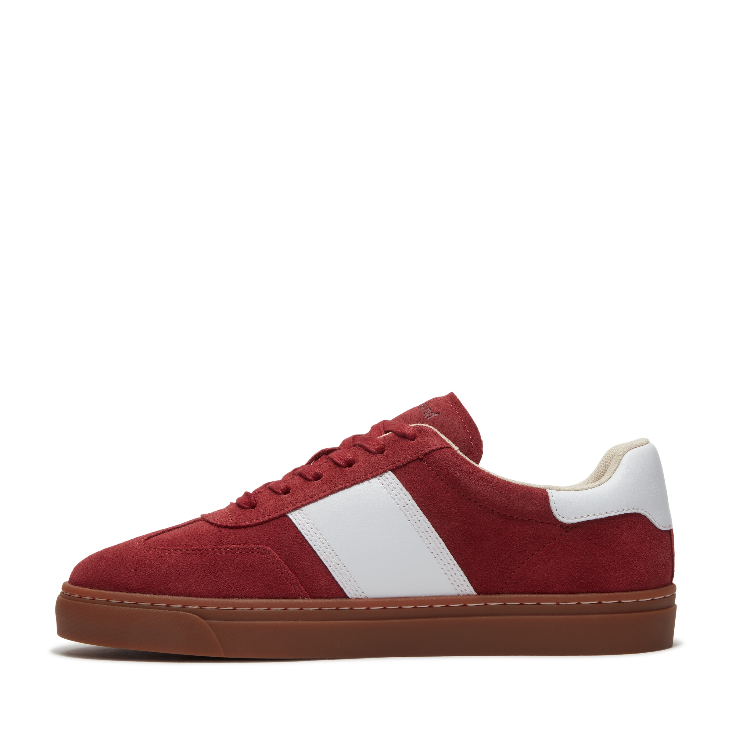 Timberland pour homme. TB0A43GGAGB1 Lisbon Street - Baskets en cuir marron (46), Plat, Lacets, Casuel, Grenat 2