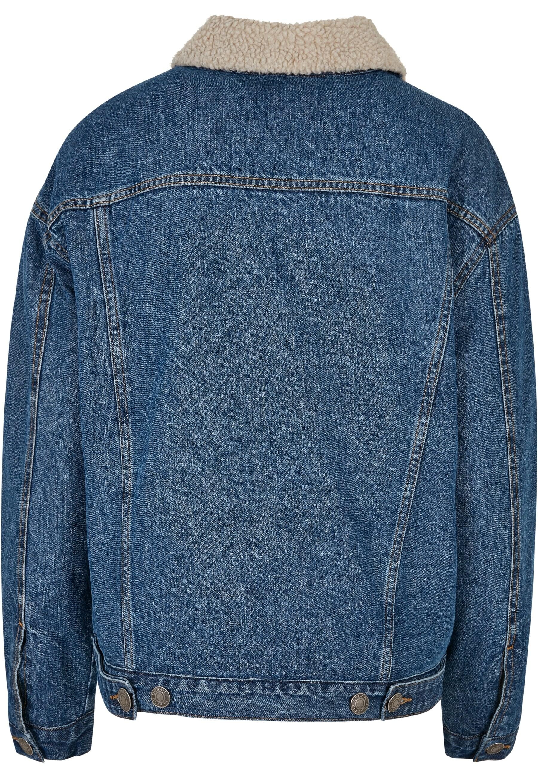 URBAN CLASSICS Jeansjacke "Urban Classics Damen Ladies Oversized Sherpa Den günstig online kaufen