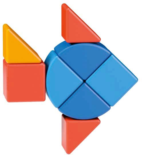 Geomag™ Magnetspielbausteine »GEOMAG™ Magicube Shapes Animals«, (9 St.), Made in Europe
