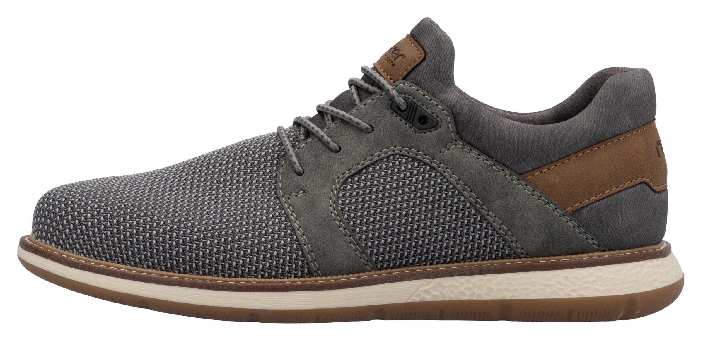 Rieker Slip-On Sneaker, Slipper, Halbschuh, Freizeitsneaker mit gepolstertem Schaftrand