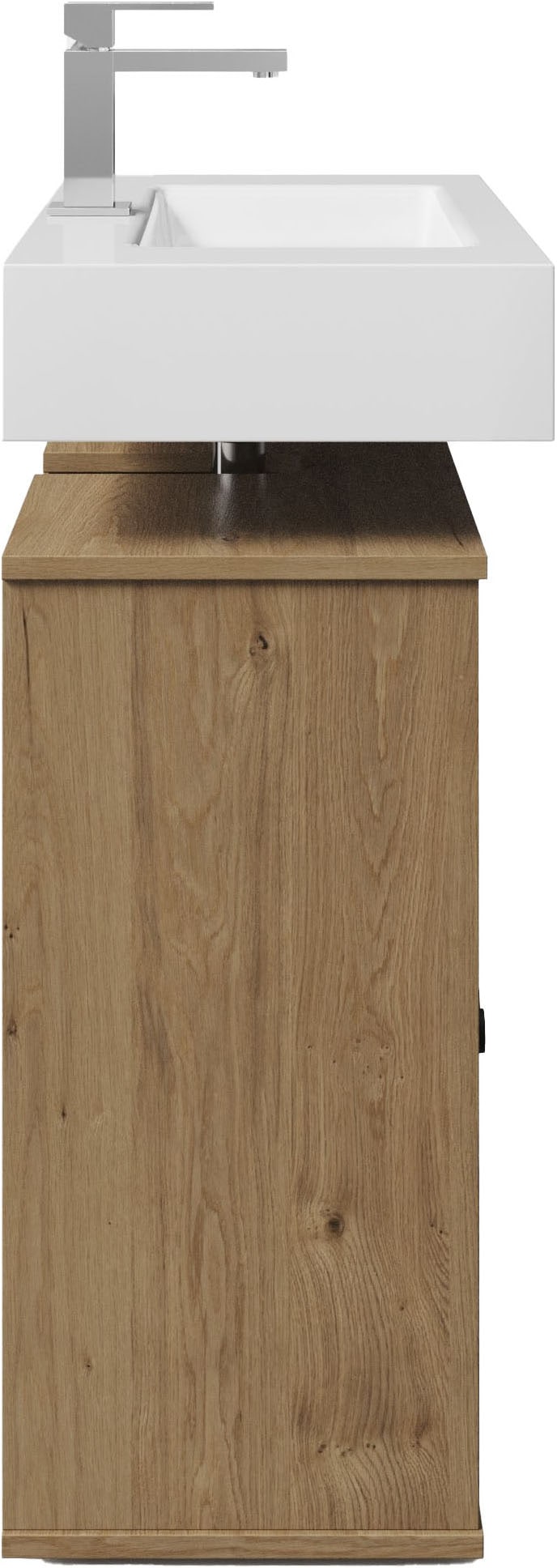 welltime Waschbeckenunterschrank »MODENA«, 60 cm, Siphonauschnitt