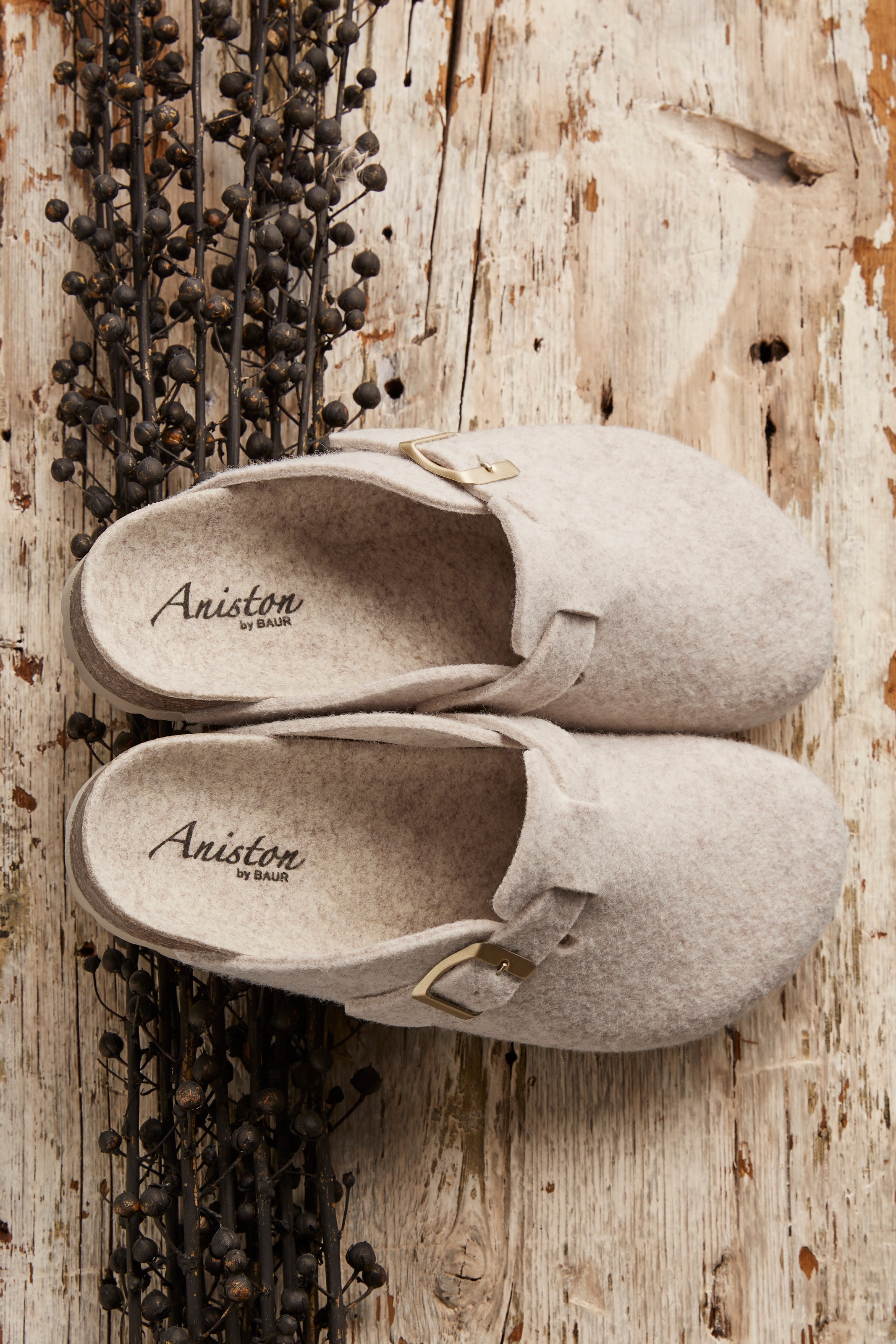 Aniston SHOES Clog, Hausschuh, Homeslipper mit verstellbarem Riemchen - NEUE KOLLEKTION