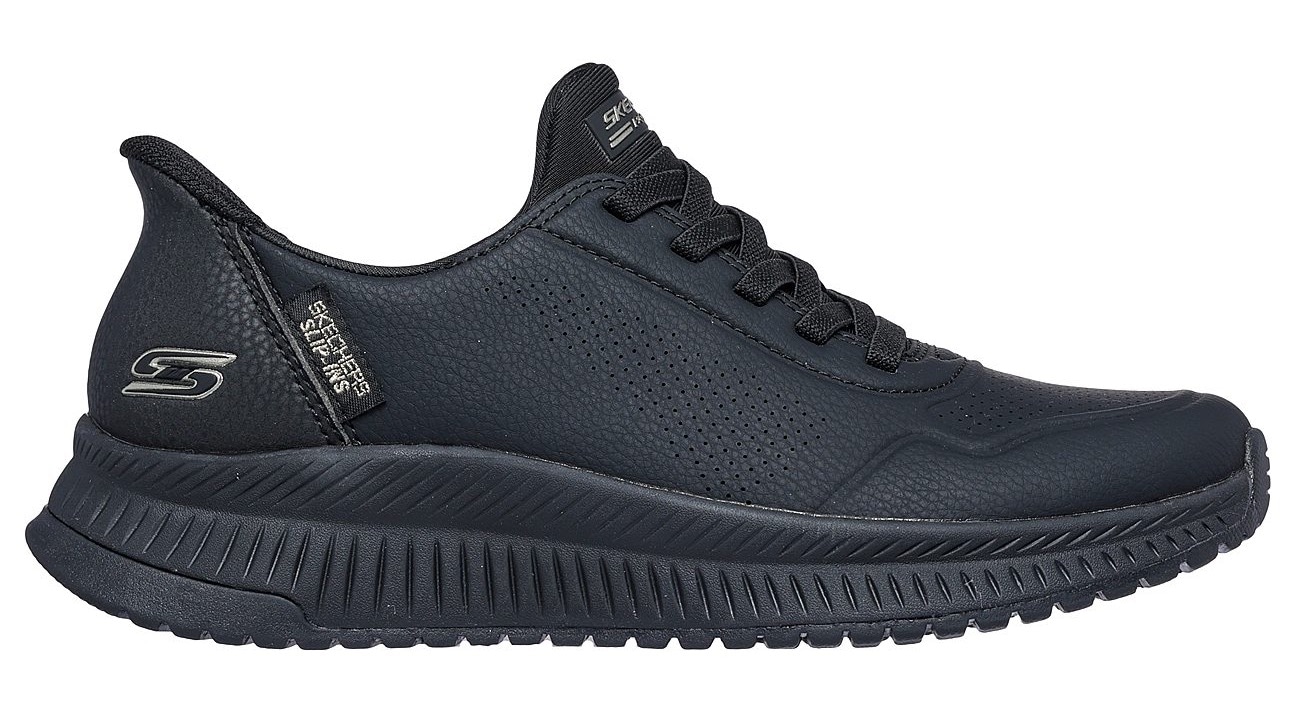 Skechers Slip-On Sneaker »BOBS SQUAD 4«, Slipper, Freizeitschuh mit Slip-ins zum Schlupfen