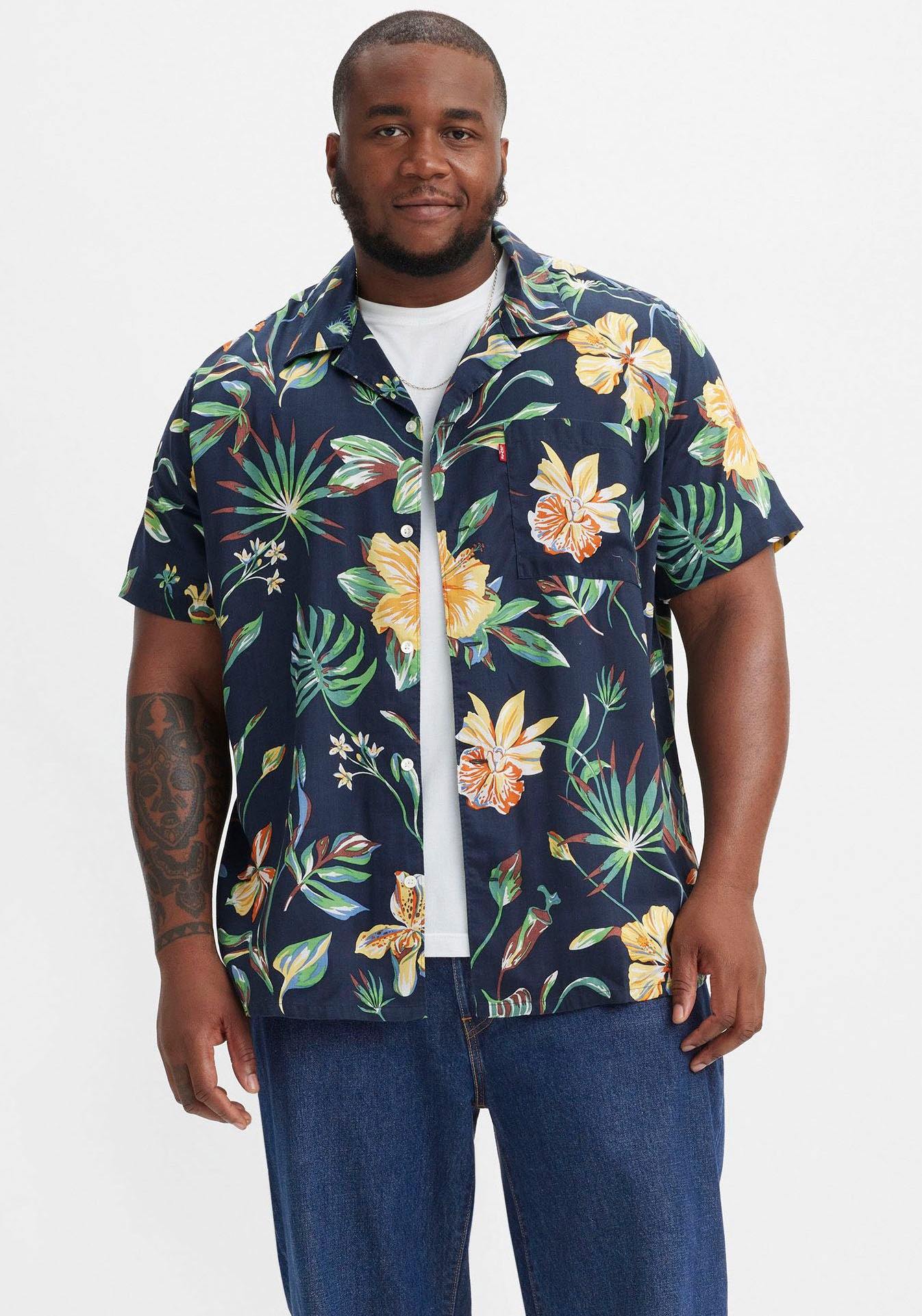 Levi's® Plus Kurzarmhemd BIG SUNSET CAMP SHIRT günstig online kaufen