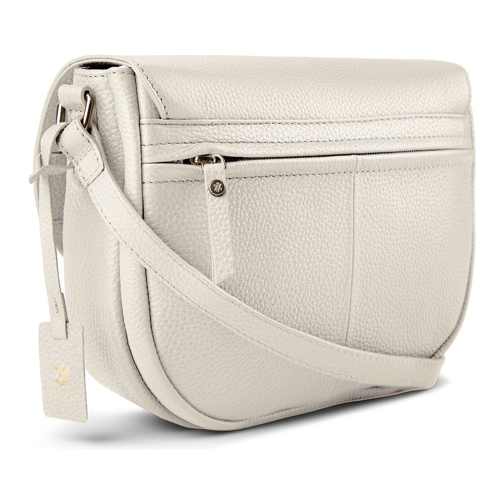 Lazarotti Umhängetasche »Bologna Leather Umhängetasche Leder 25.5 cm«