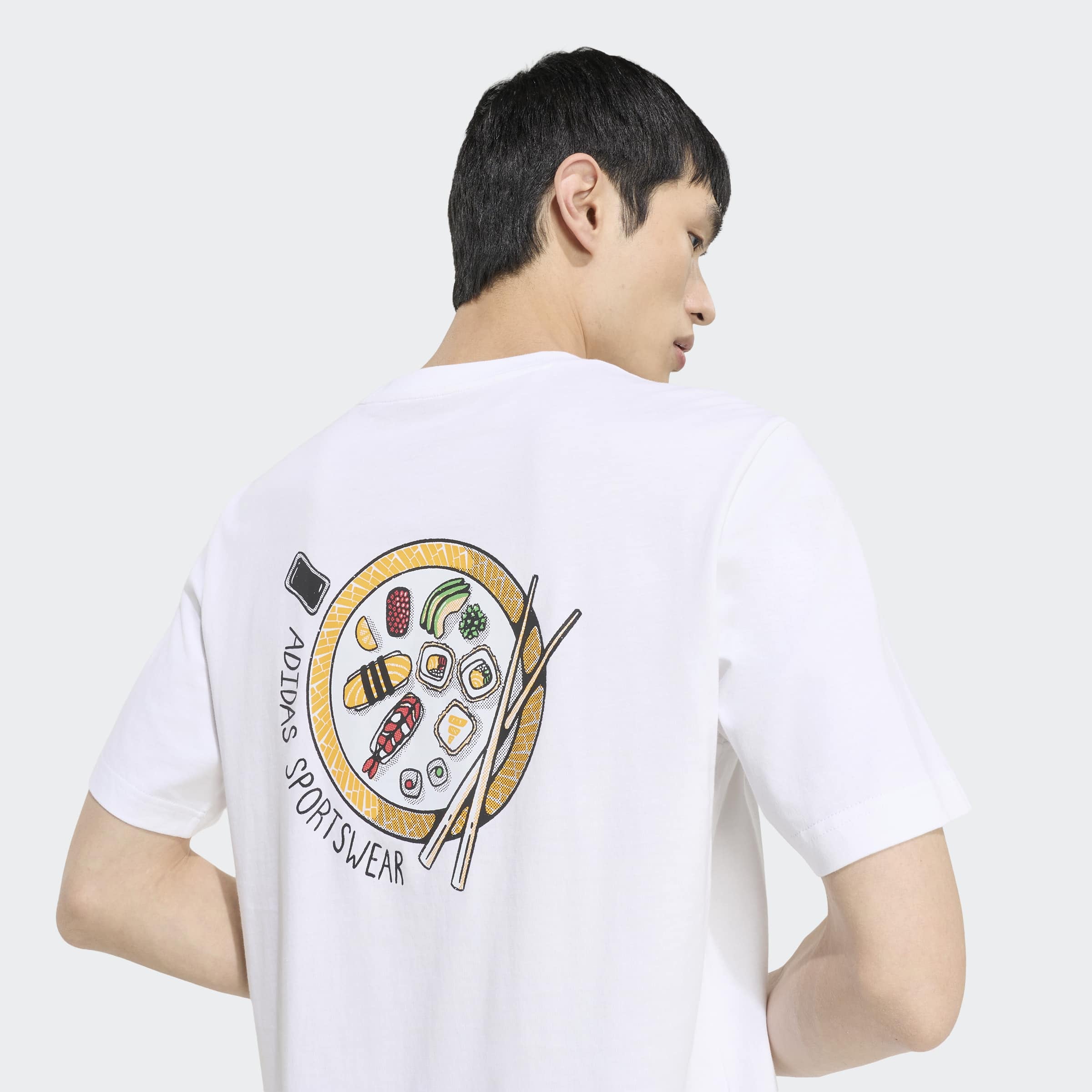 adidas Sportswear T-Shirt »M SUSHI T« aus Baumwolle, für Erwachsene, mit Basic-Design
