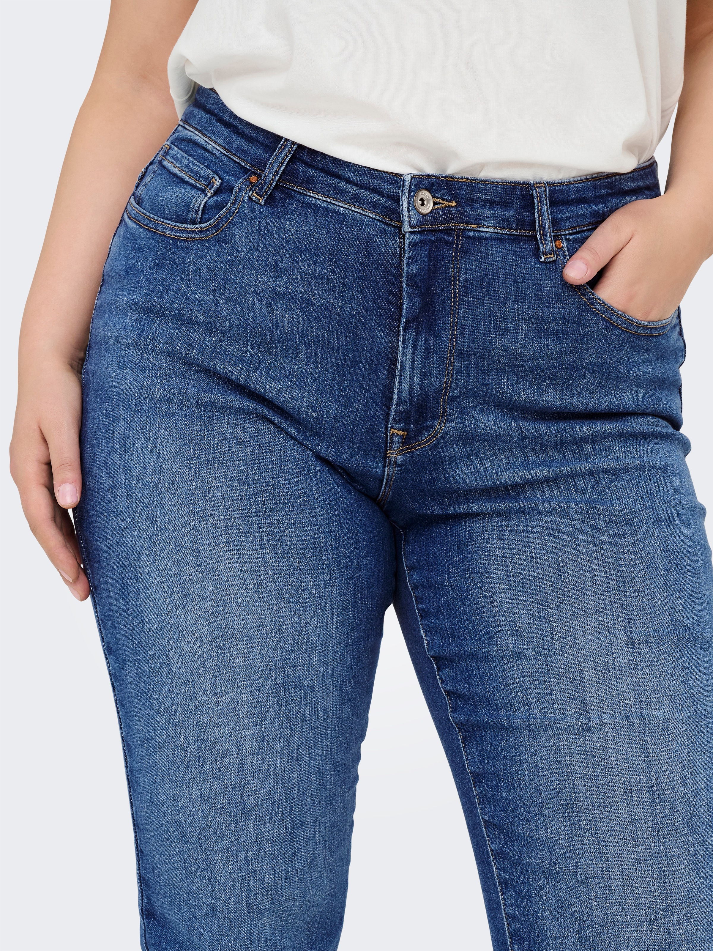 ONLY CARMAKOMA Slim-fit-Jeans "CARSUI MID SLIM DNM DIA364" günstig online kaufen