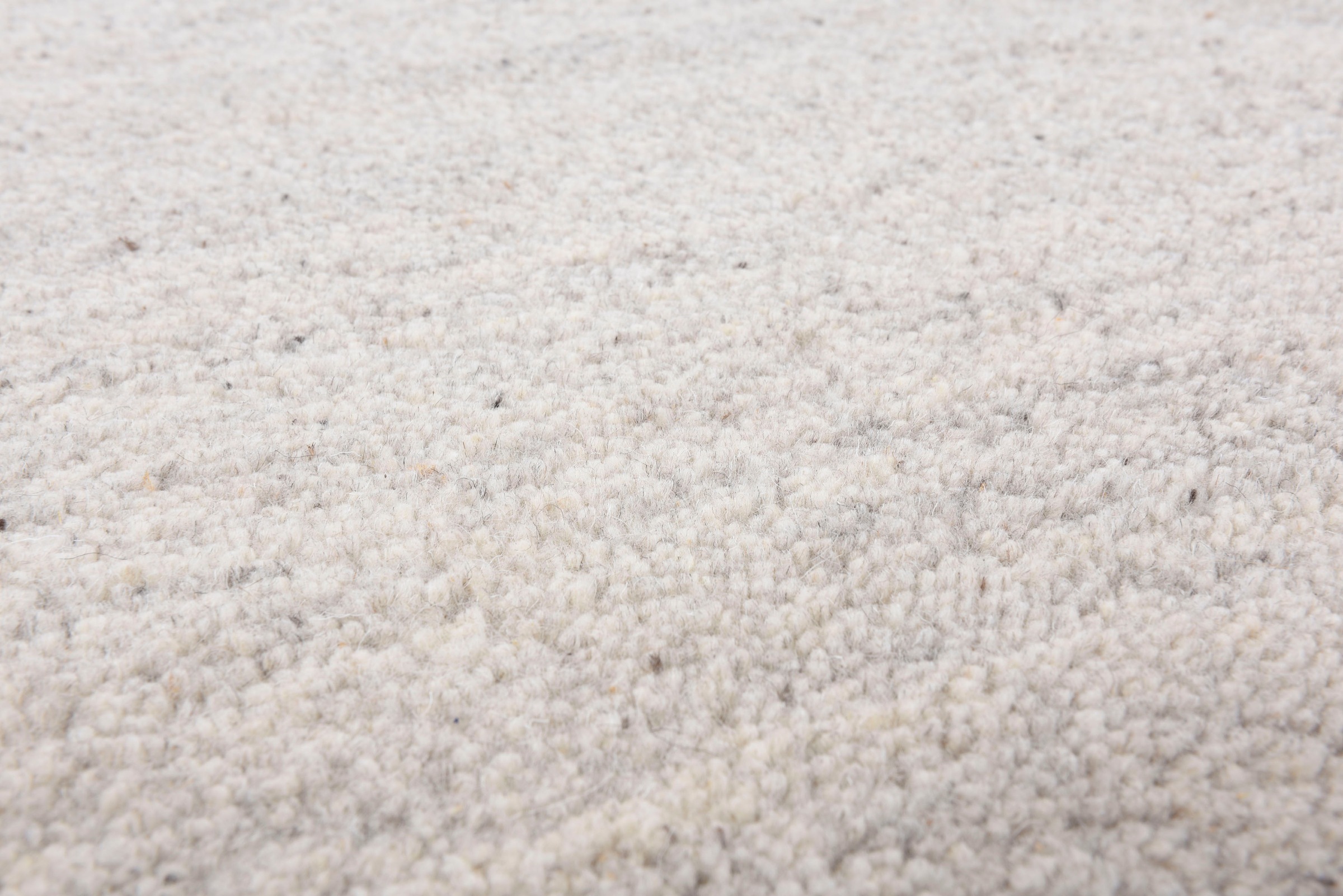 THEKO Wollteppich »Maloronga Uni«, rund, echter Berber Teppich, reine Wolle, handgeknüpft