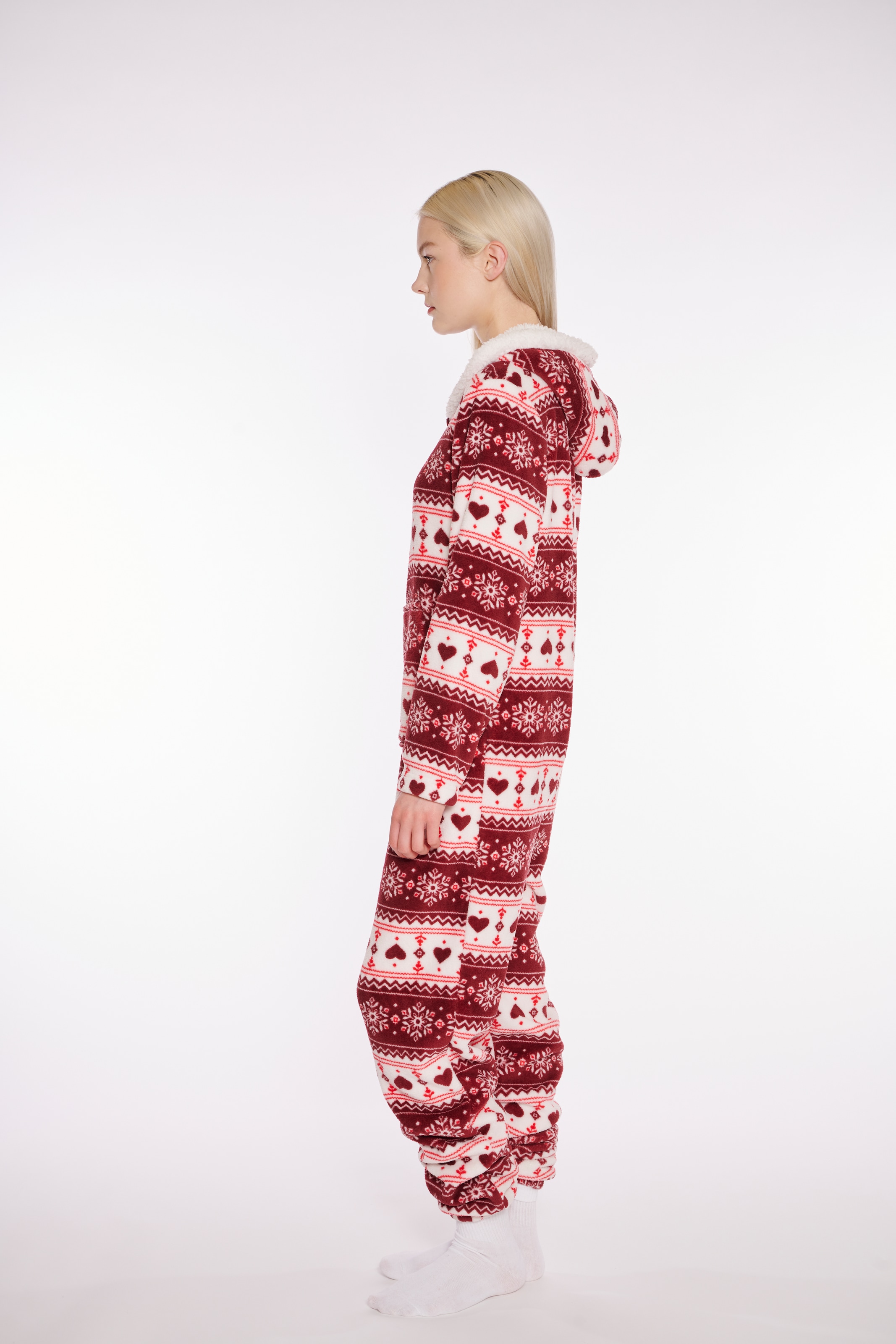 HaILY’S Fleeceoverall »LG P RP Me44lly« perfekt für die Winter und Weihnachtszeit