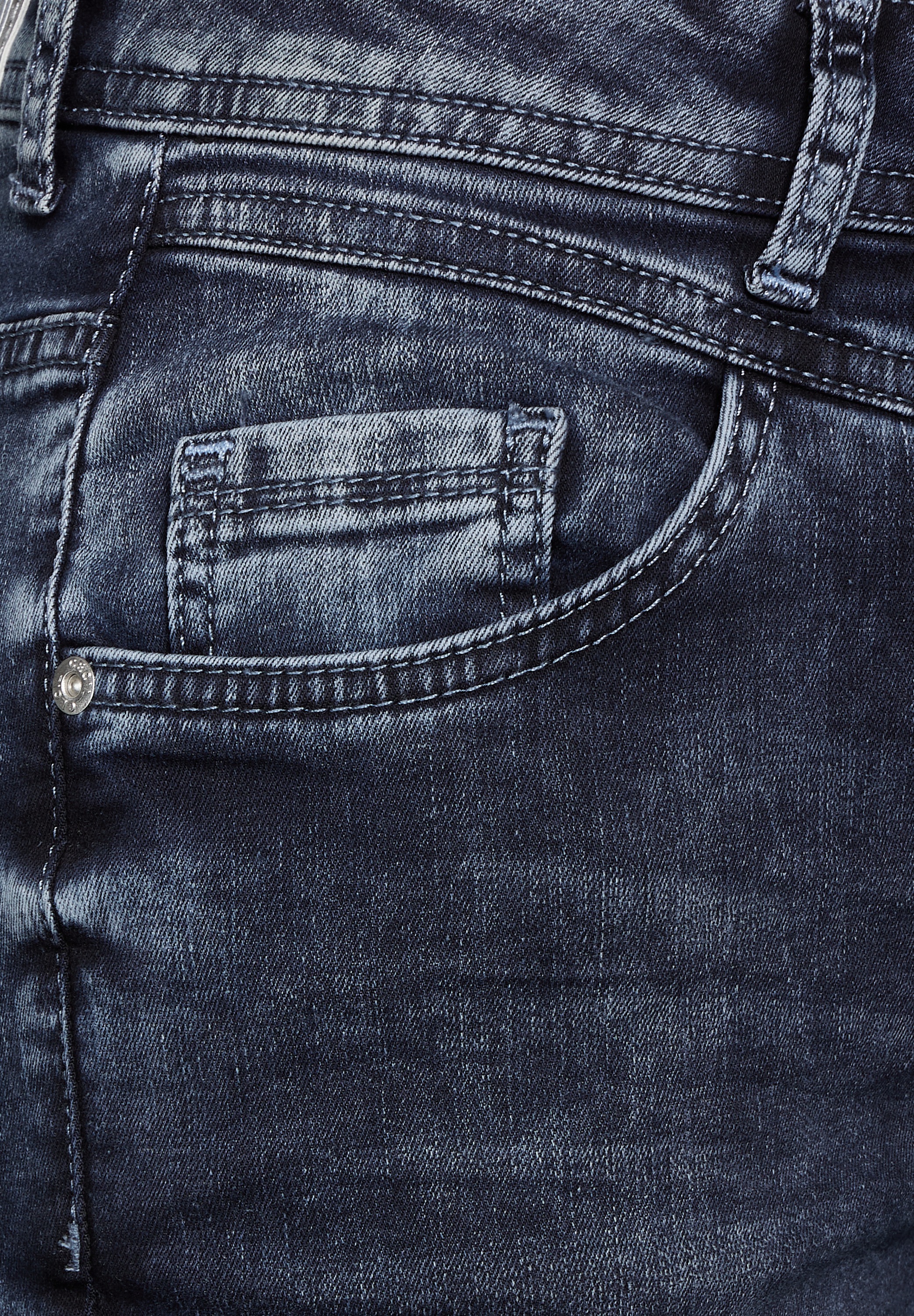 Cecil Slim-fit-Jeans, High Waist