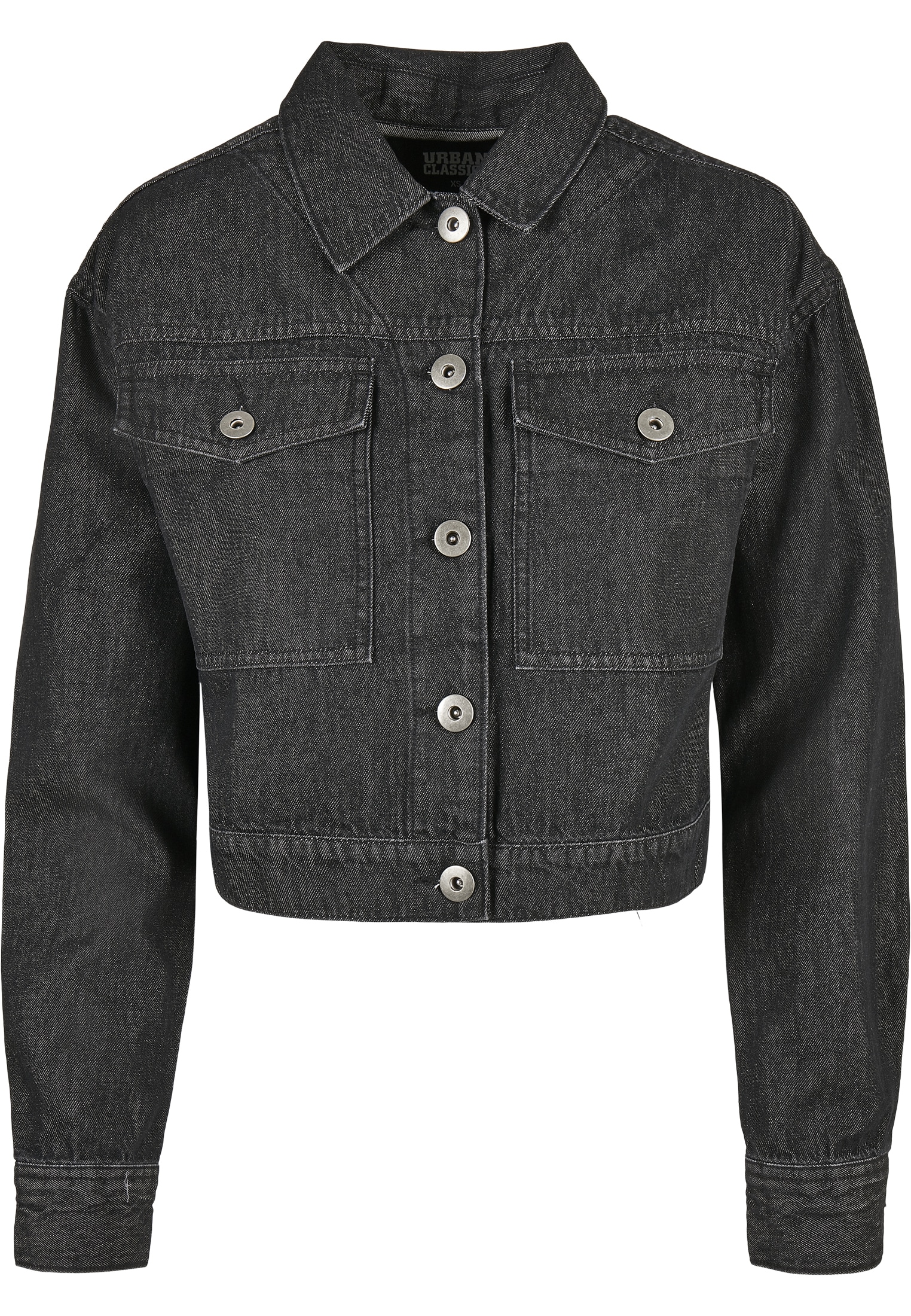bestellen (1 St.), »Damen online Short ohne Jacket«, Ladies BAUR CLASSICS Oversized Outdoorjacke URBAN Denim Kapuze |