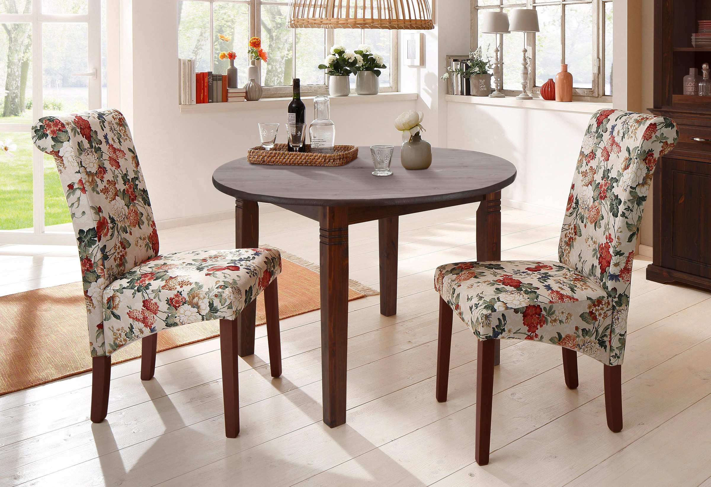 OTTO home Esstisch "Danuta" aus massiver Kiefer, runde Ausführung günstig online kaufen