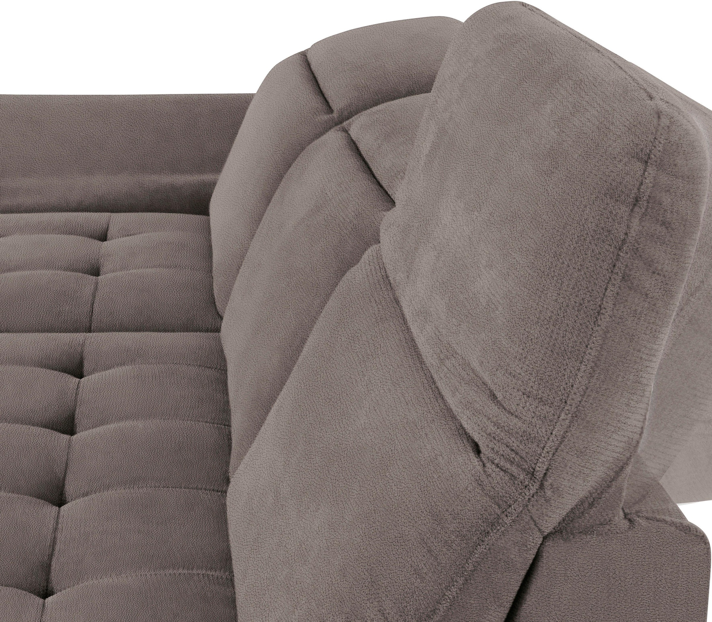 sit&more Ecksofa »Stardust L-Form«, wahlweise mit Bettfunktion und Bettkasten