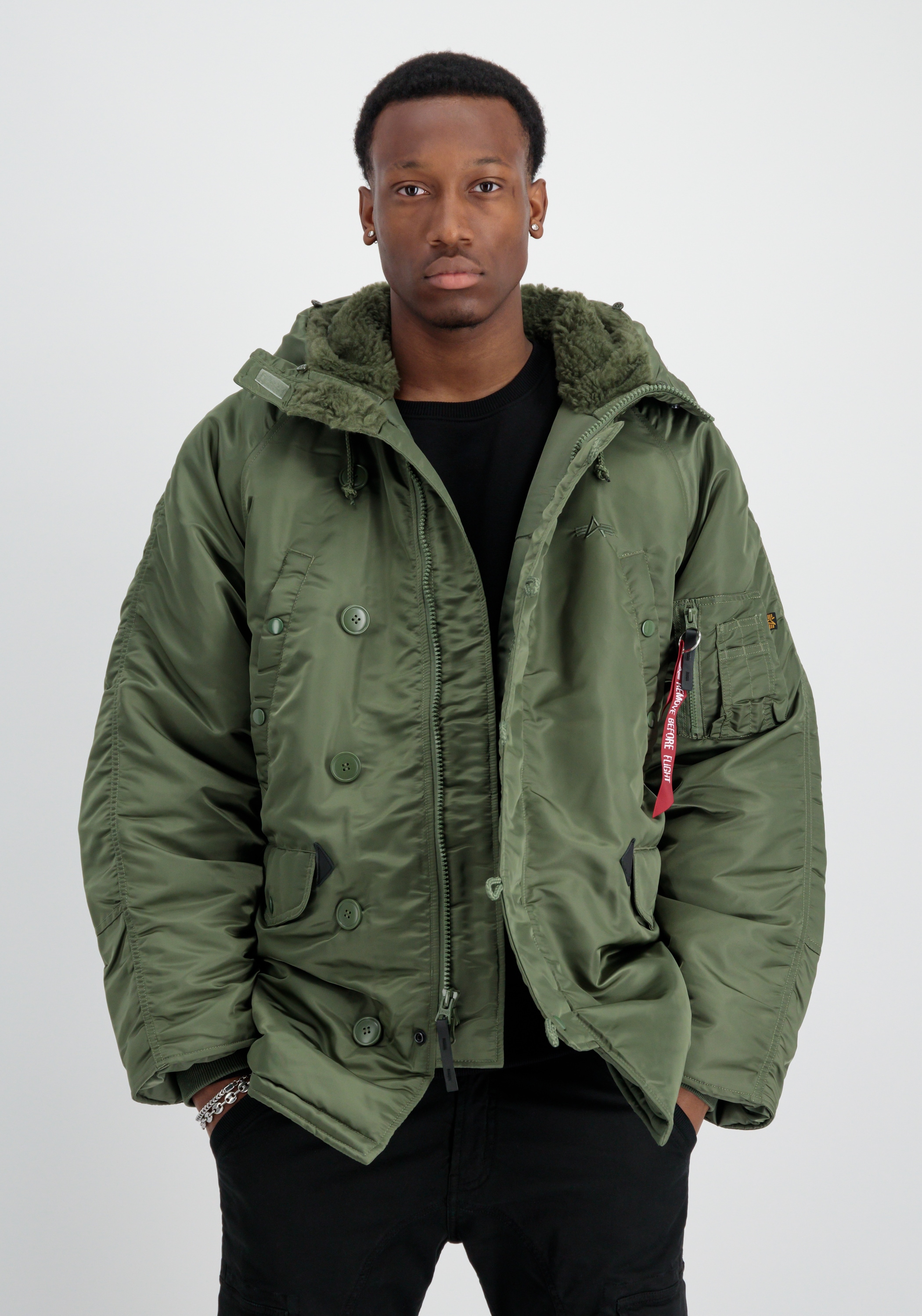 Alpha Industries Winterjacke »Alpha Industries Men - Cold Weather Jackets N-3B Heritage«