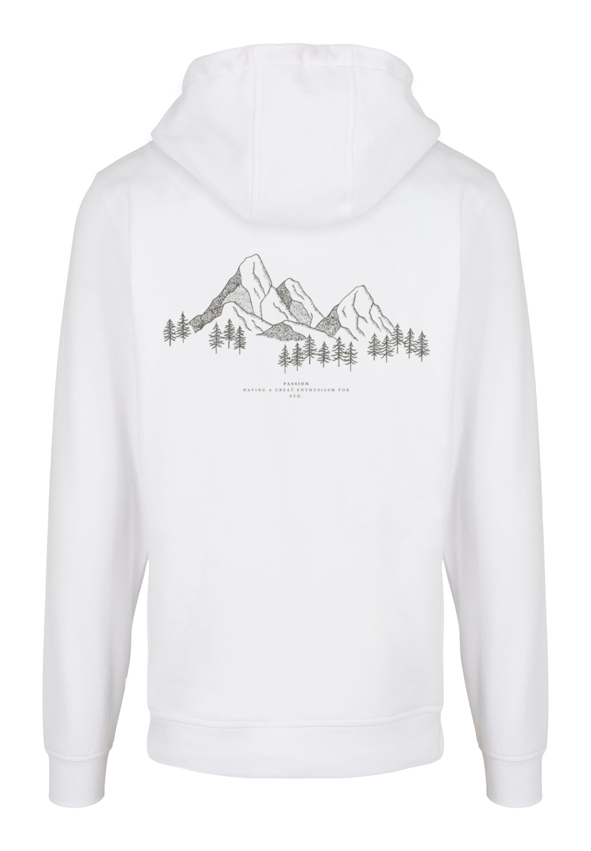 F4NT4STIC Kapuzenpullover »Mountain Berge Urlaub Winter Schnee Ski«, Print