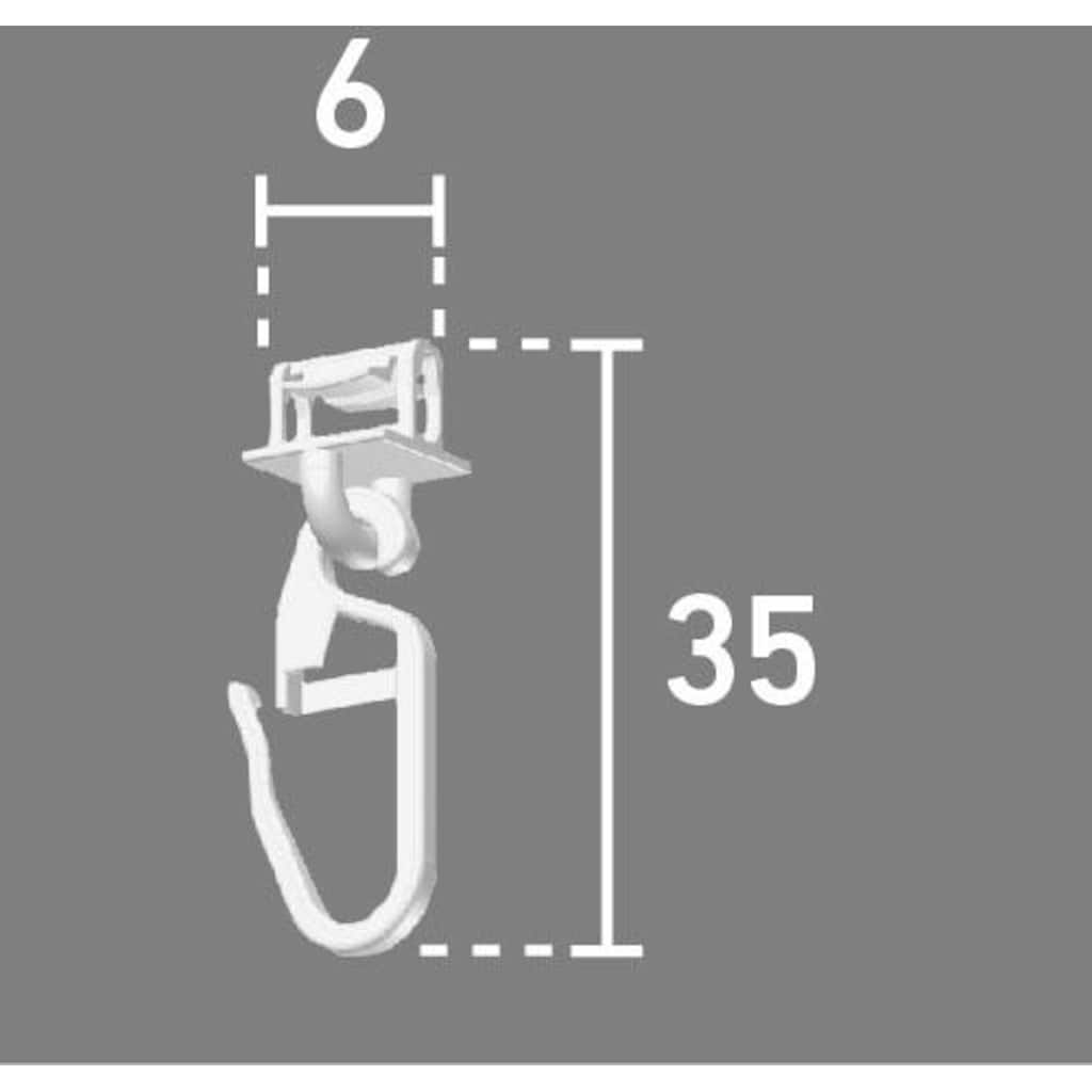Good Life Klick-Gleiter »Alves«, (Packung, 100 St.), für Vorhangstangen mit schmalem Lauf (4 mm)