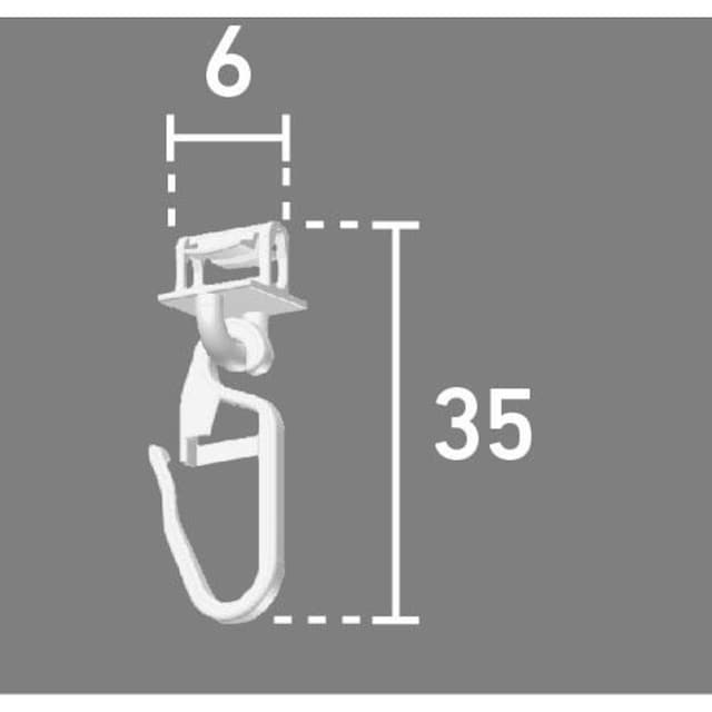 Good Life Klick-Gleiter »Alves«, (Packung, 20 St.), für Vorhangstangen mit  schmalem Lauf (4 mm) kaufen | BAUR