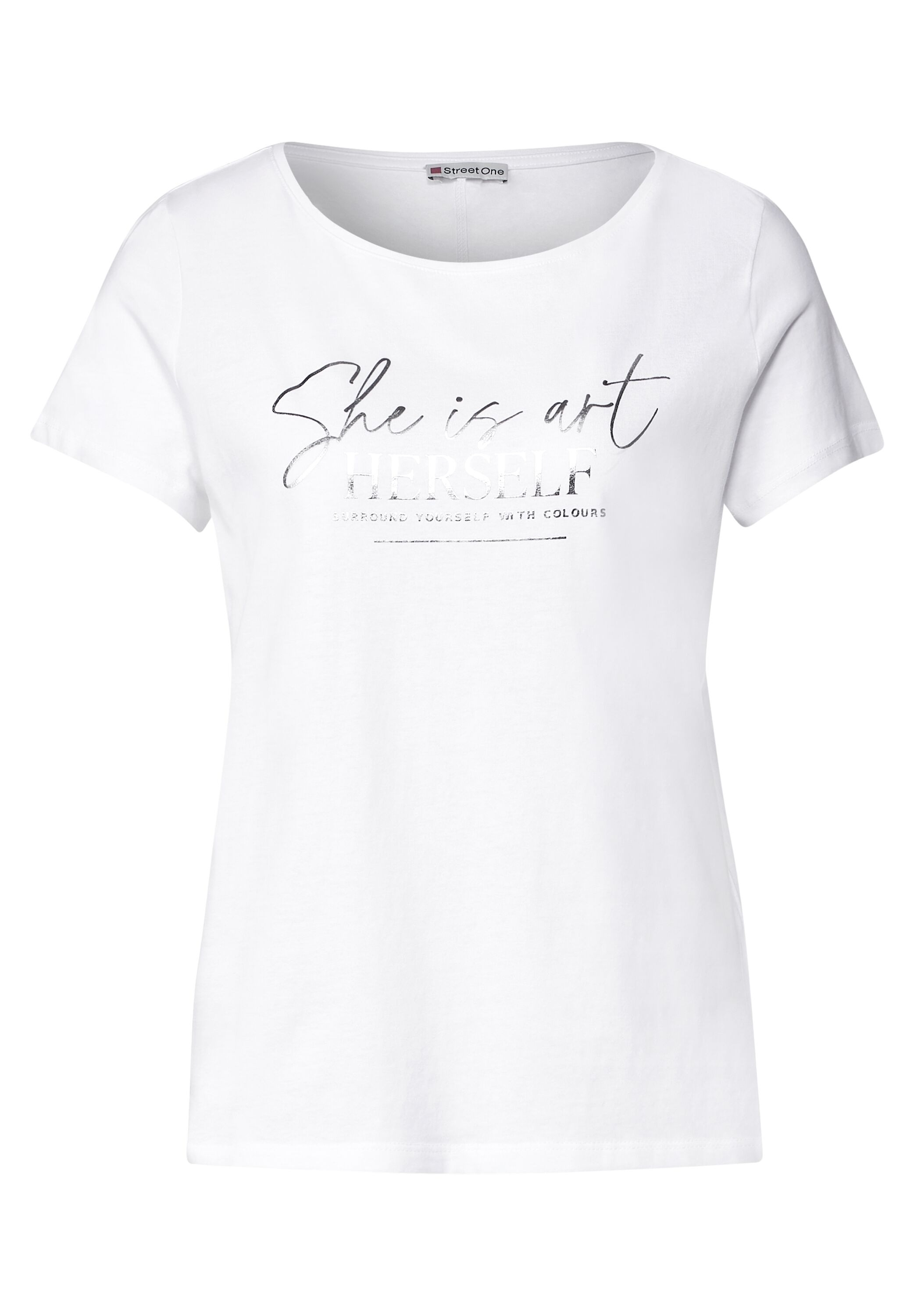 STREET ONE T-Shirt, in Unifarbe