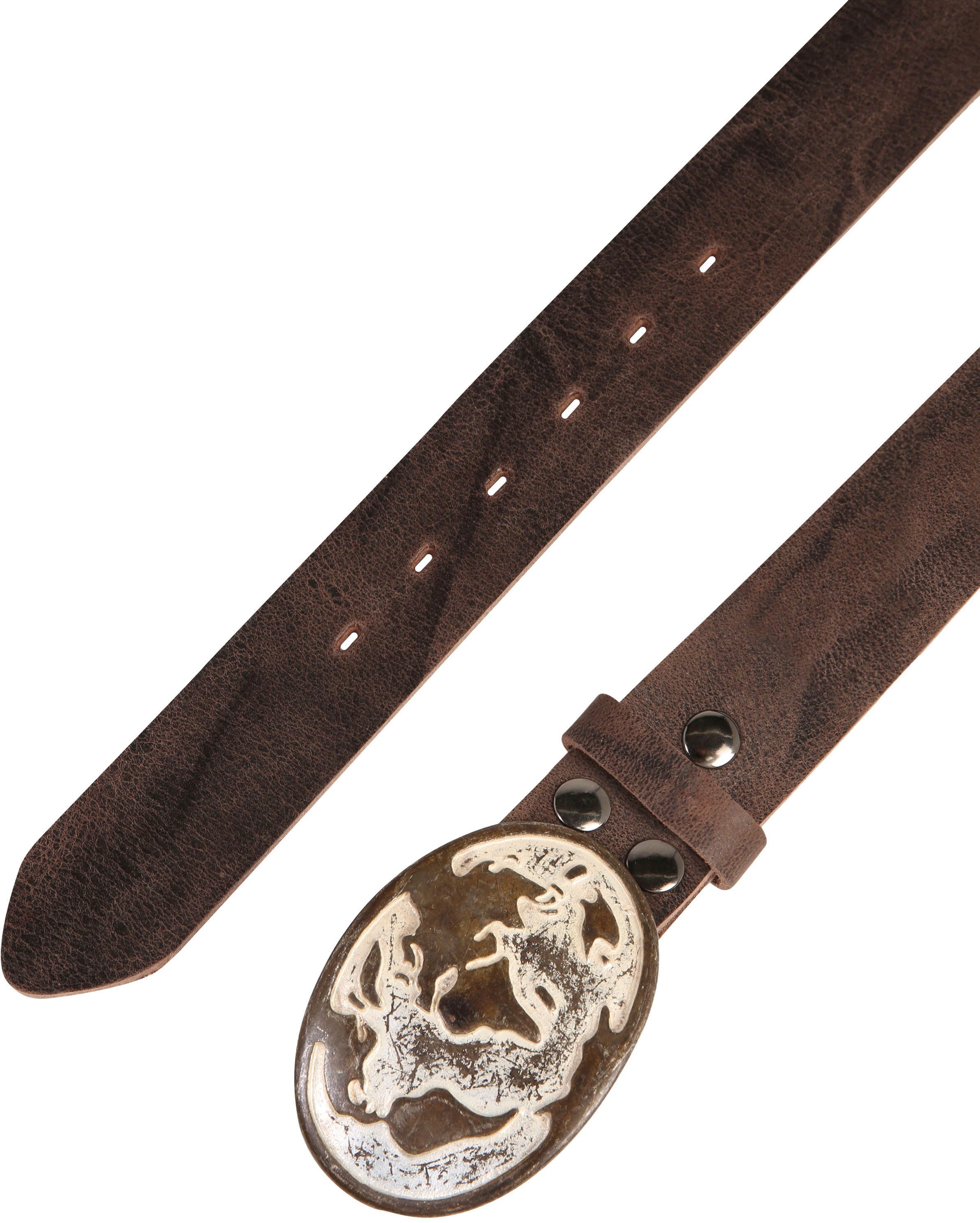 Rettungsring Gürtel Ledergürtel mit Koppelschließe günstig online kaufen