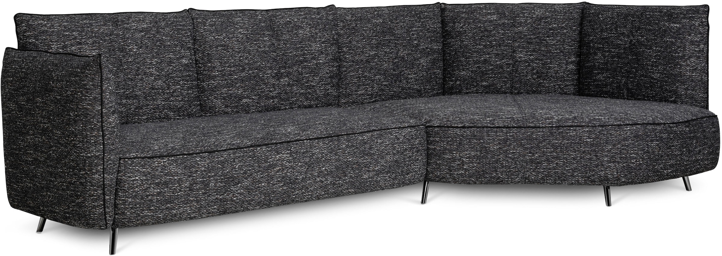 designwerk Loungesofa »Faber«, Loungesofa mit Rückenteil-und-Armteilverstellung