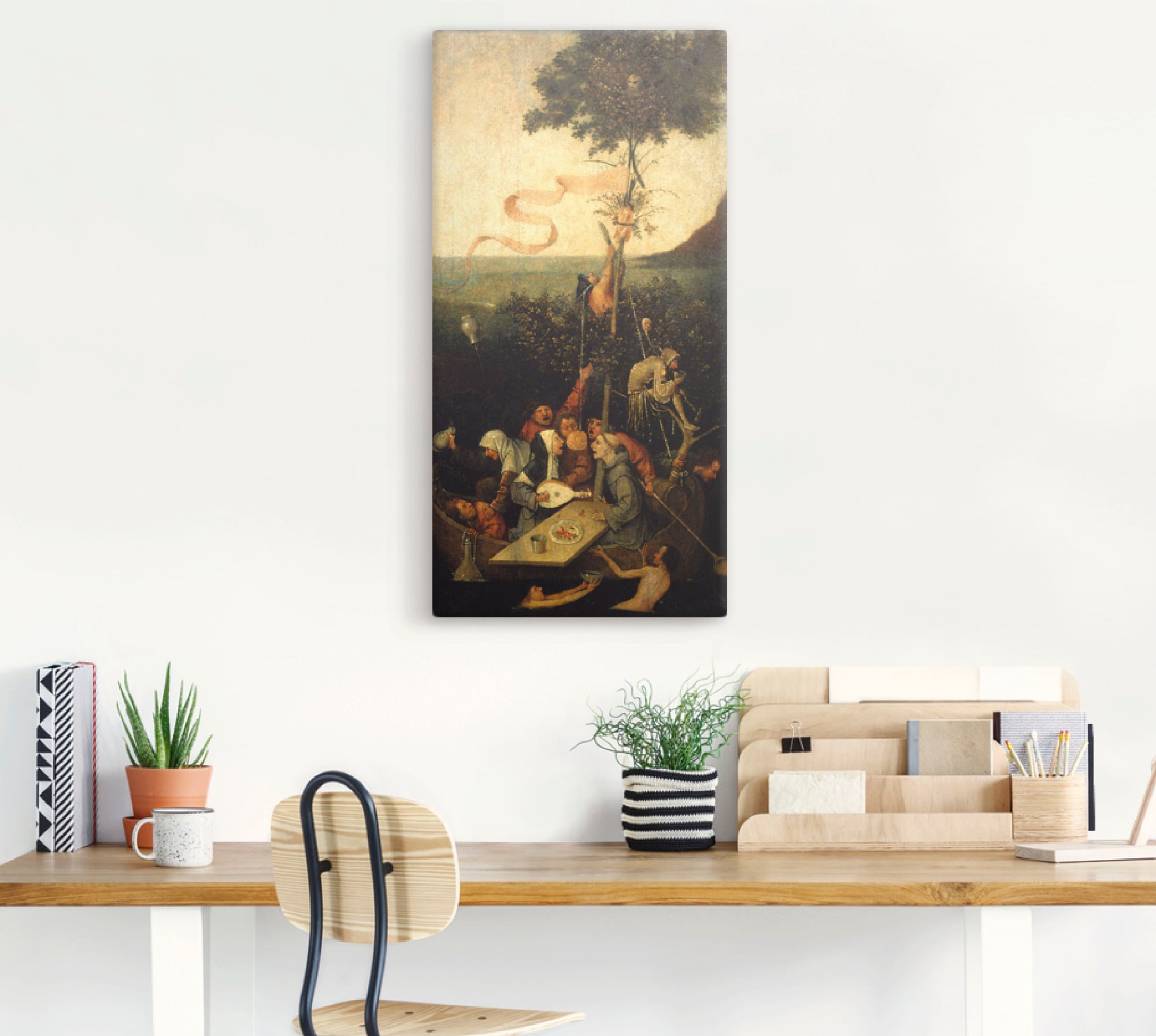 Artland Wandbild »Das Narrenschiff.«, Gruppen & Familien, (1 St.), als Leinwandbild, Wandaufkleber in verschied. Größen