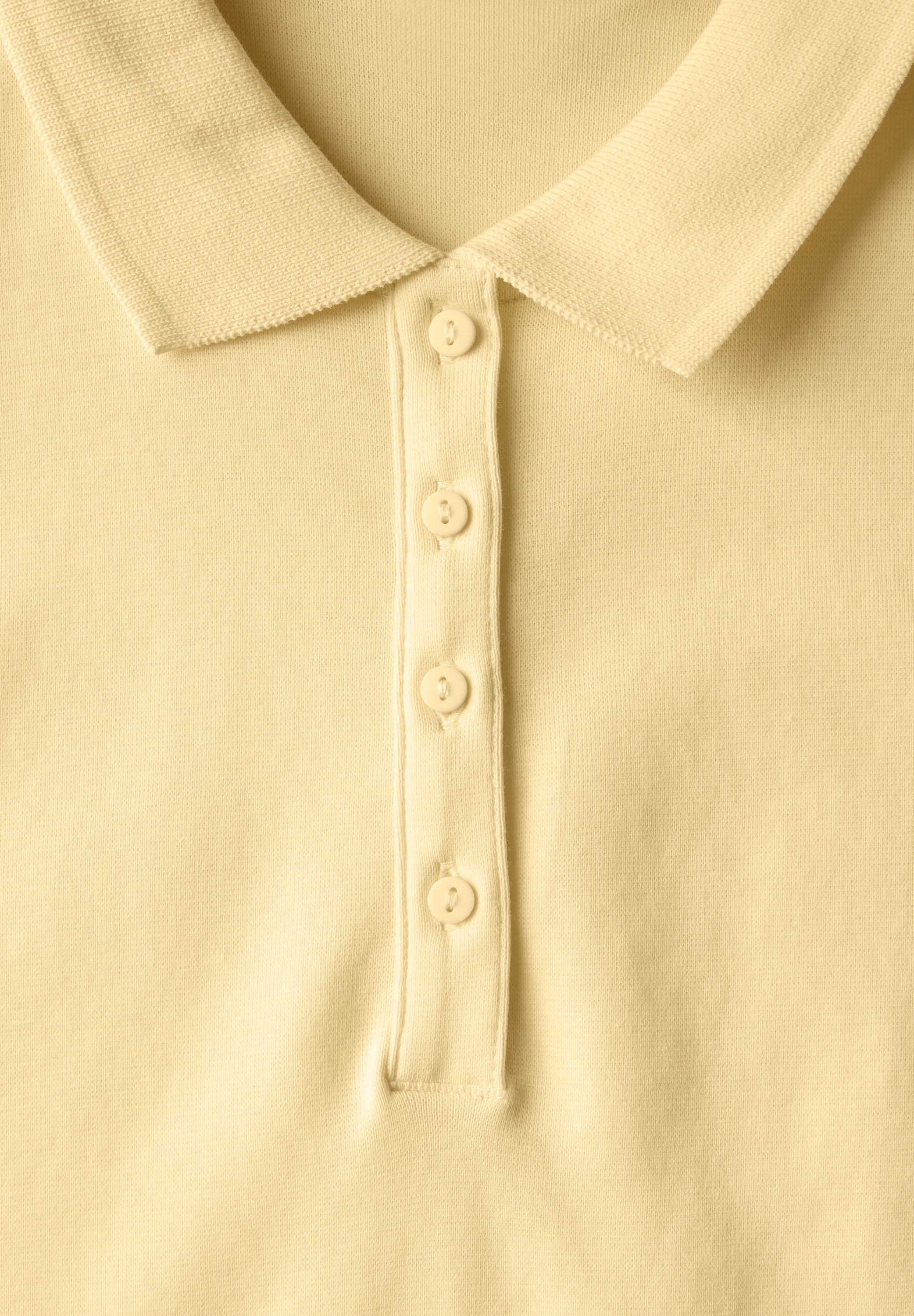 STREET ONE Poloshirt, aus Baumwolle mit Stretchante