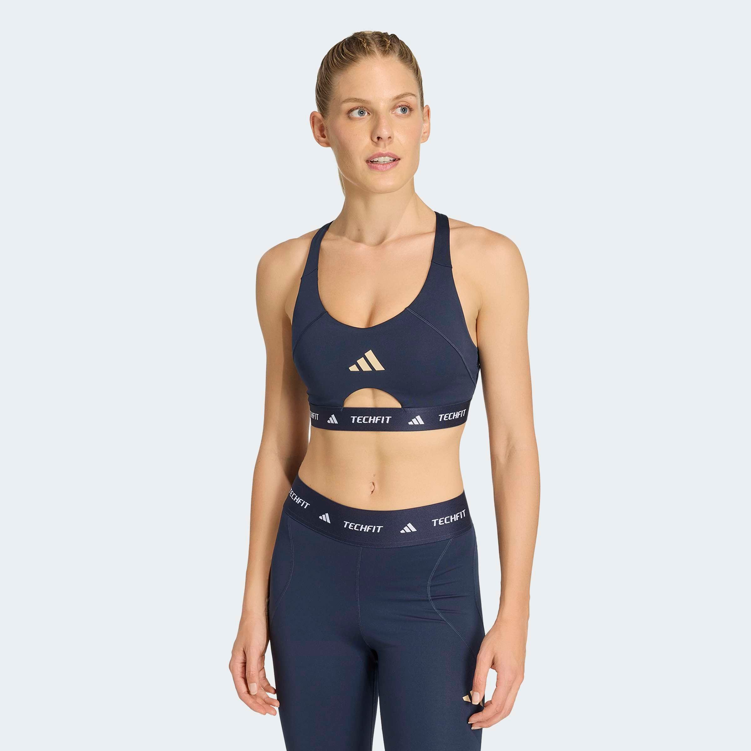 adidas Performance Sport-BH "TECHFIT WORKOUT COLOR BLOCK MEDIUM SUPPORT BH" günstig online kaufen