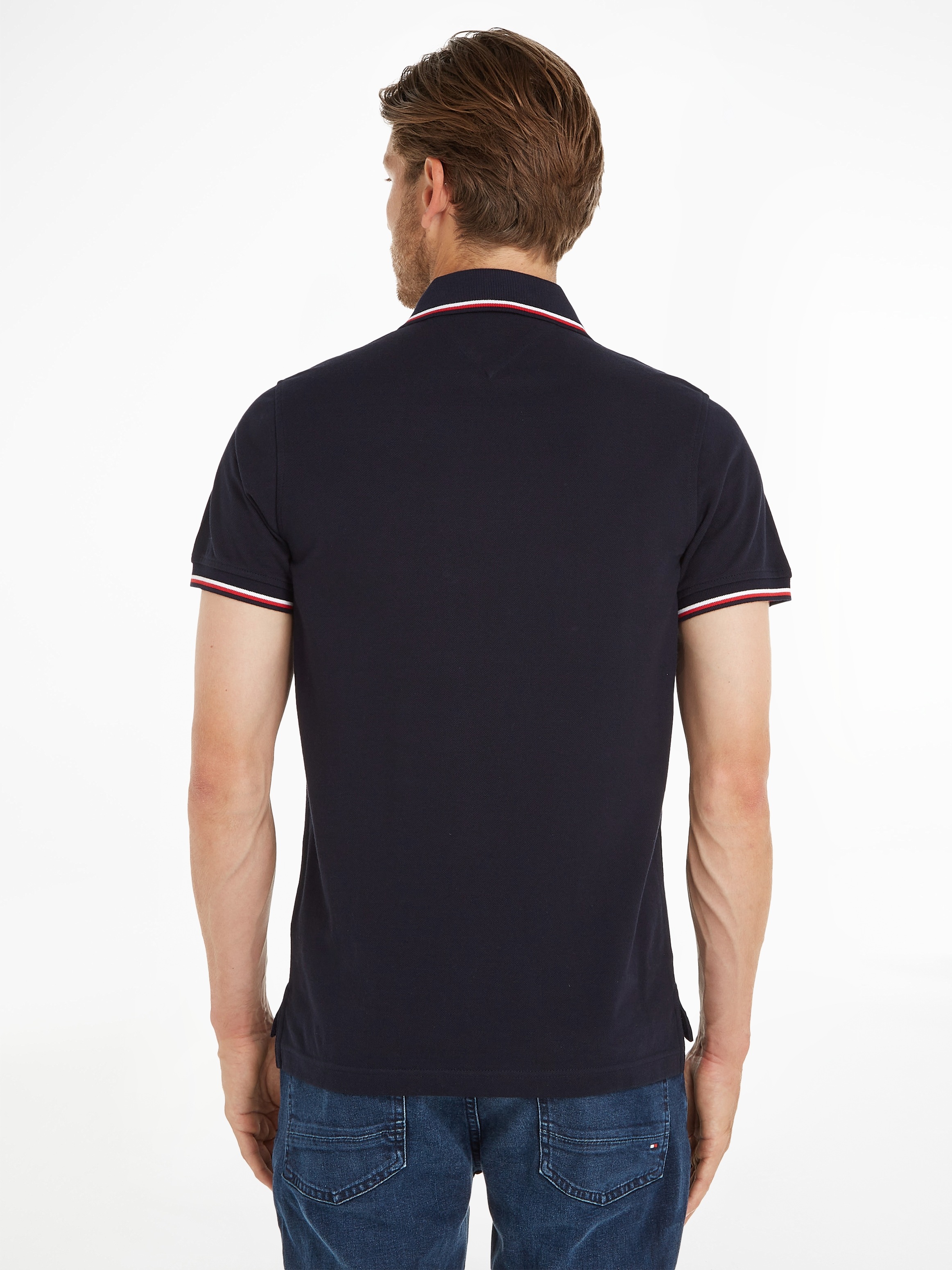 Tommy Hilfiger Poloshirt "TOMMY TIPPED SLIM POLO" günstig online kaufen