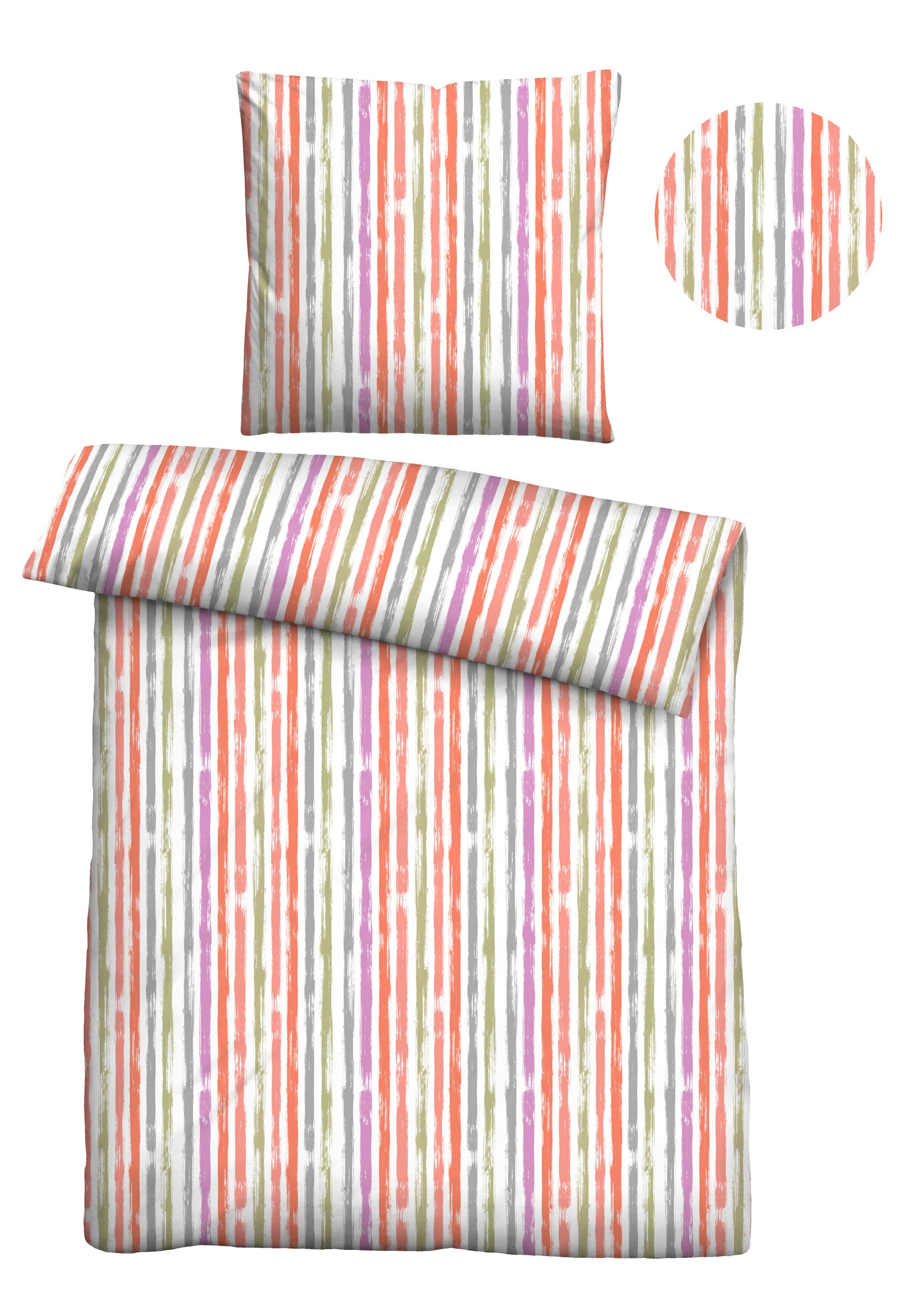 Castell - Markenbettwäsche Bettwäsche "0020372" 2 Stk. tlg. absolut bügelfr günstig online kaufen