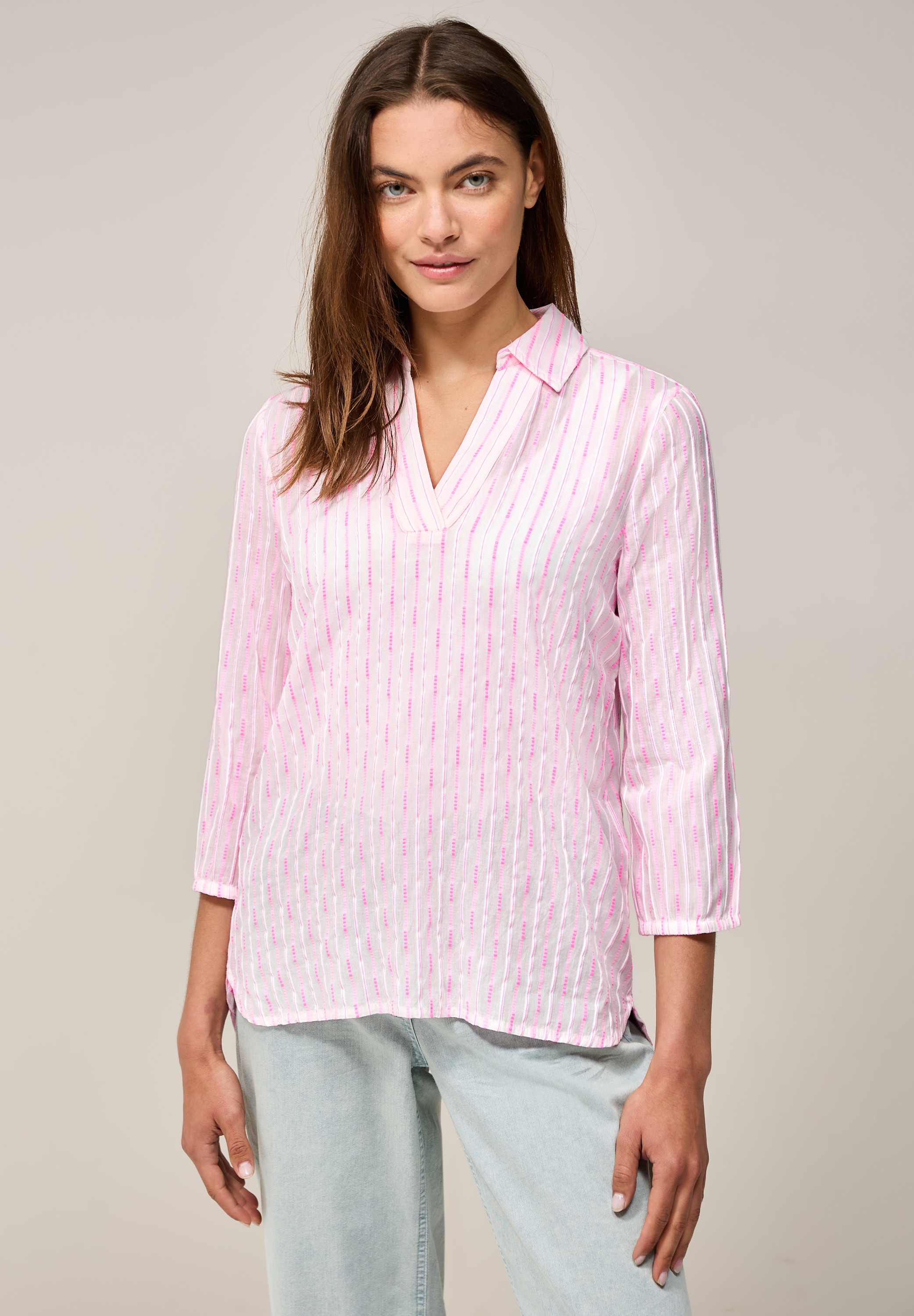 Cecil Shirtbluse, mit Kragen günstig online kaufen