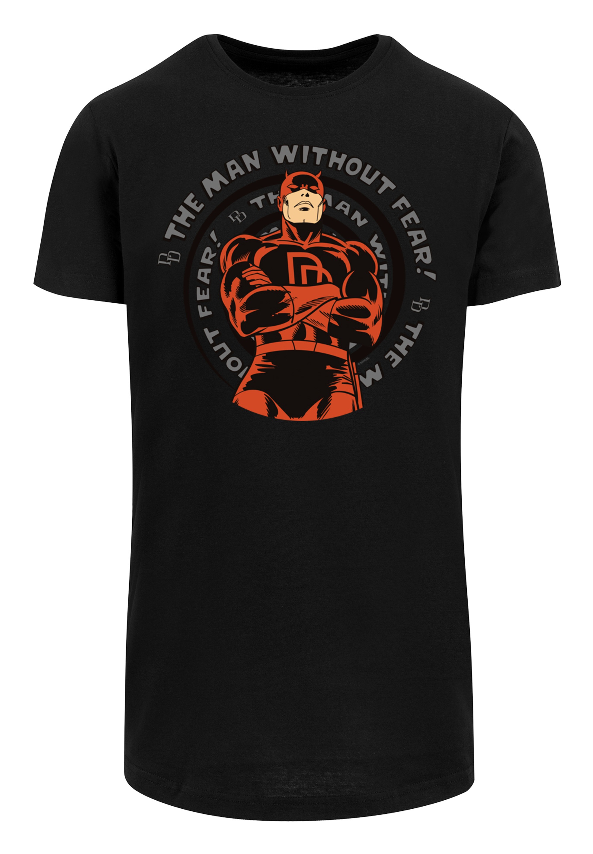 F4NT4STIC T-Shirt »Marvel Daredevil Spiral«, Herren,Premium Merch,Lang,Longshirt,Logo Print