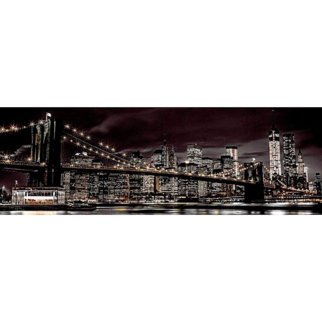 Reinders! Deco-Panel »New York bei Nacht«, 156/52 cm