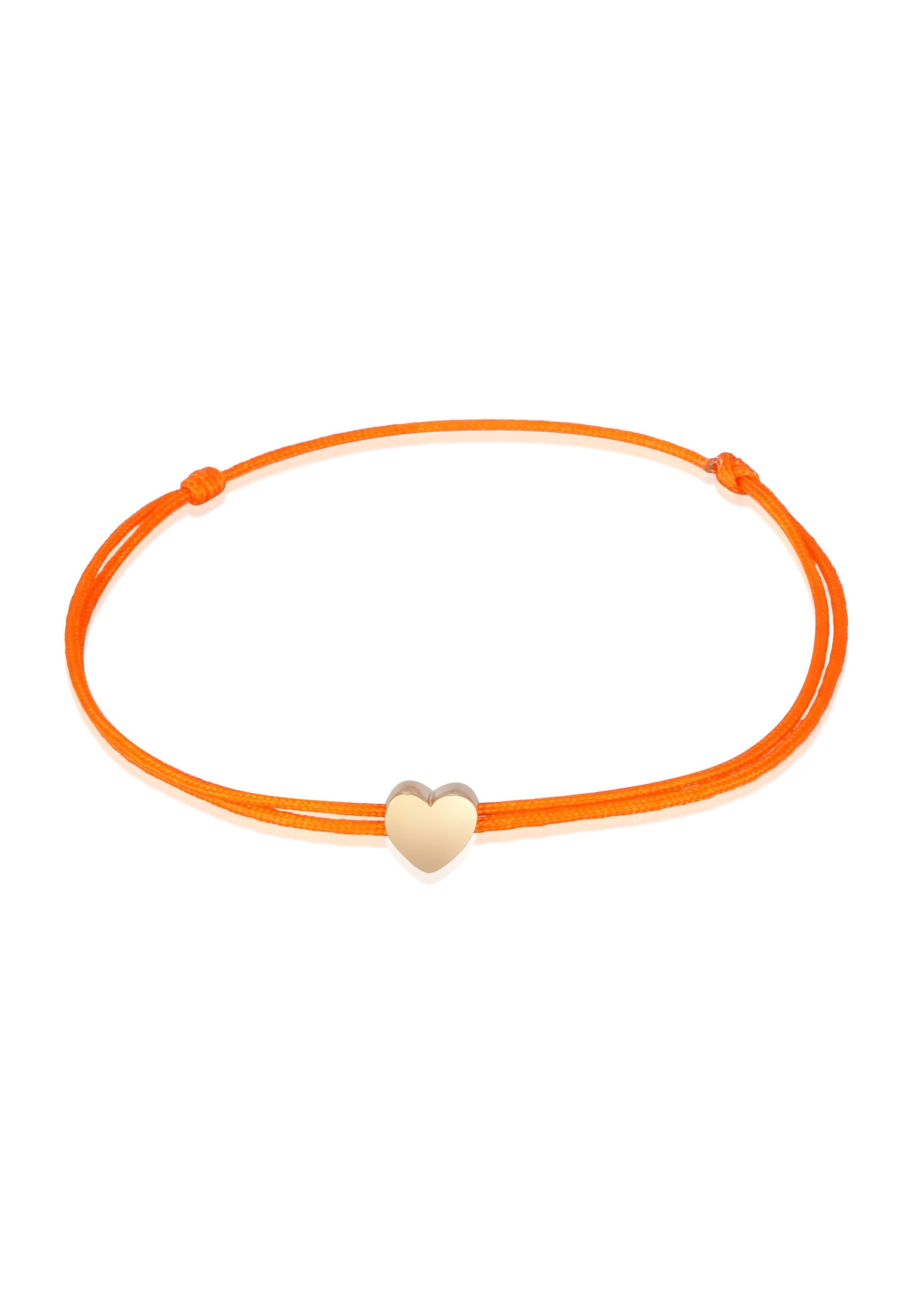 Elli Armkette »Armband Herz Liebe Textil Romantik 925 Silber«