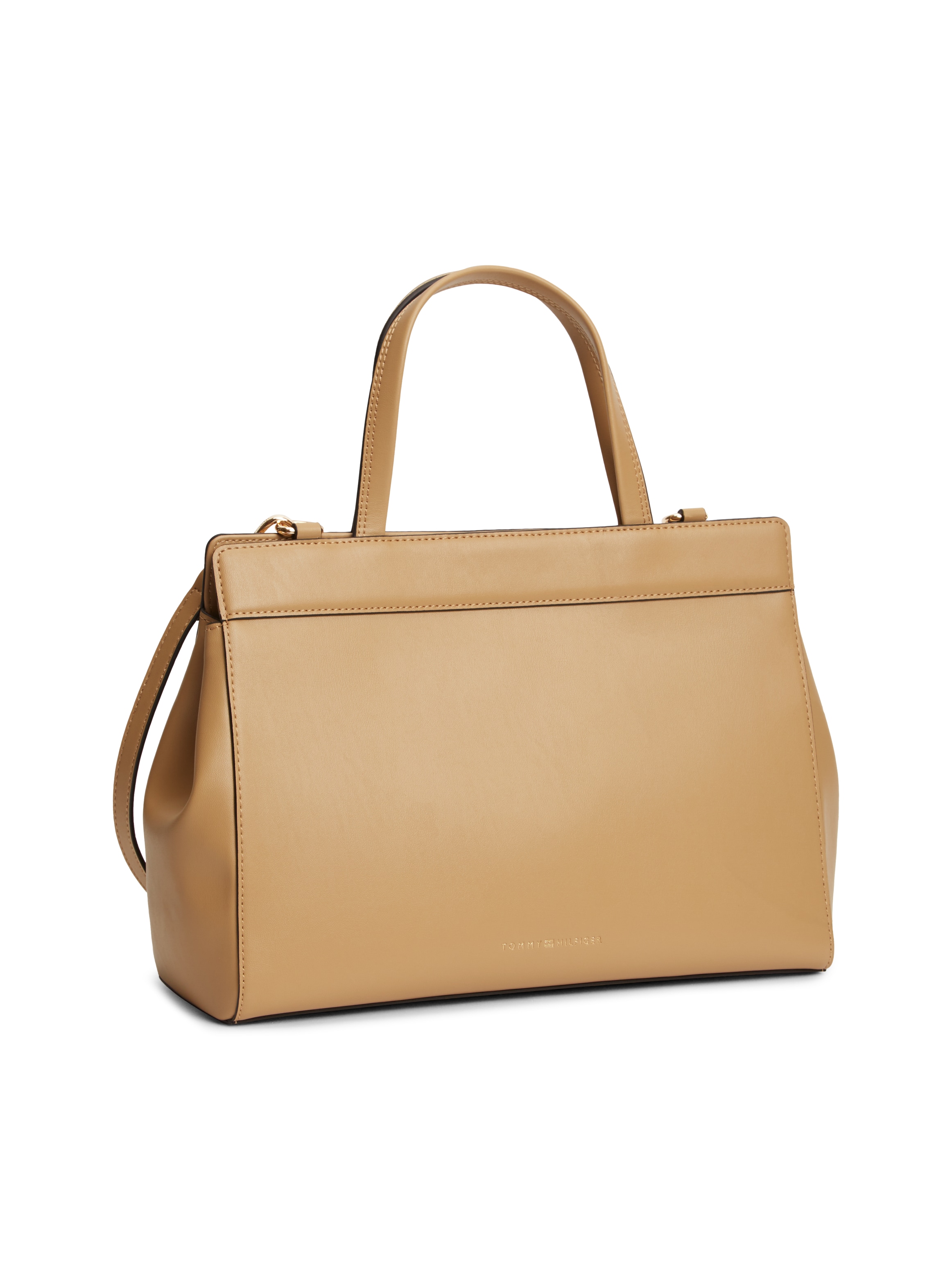 Tommy Hilfiger Henkeltasche »TH MODERN SATCHEL« Damen Tragetasche, Umhängetasche, mit goldfarbenen Details
