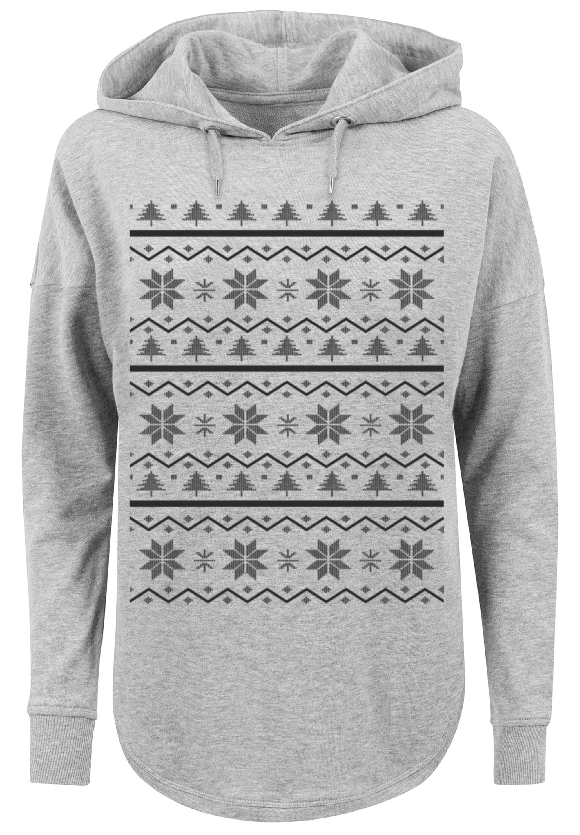 F4NT4STIC Kapuzenpullover »Scandinavian Muster Weihnachten«, Print