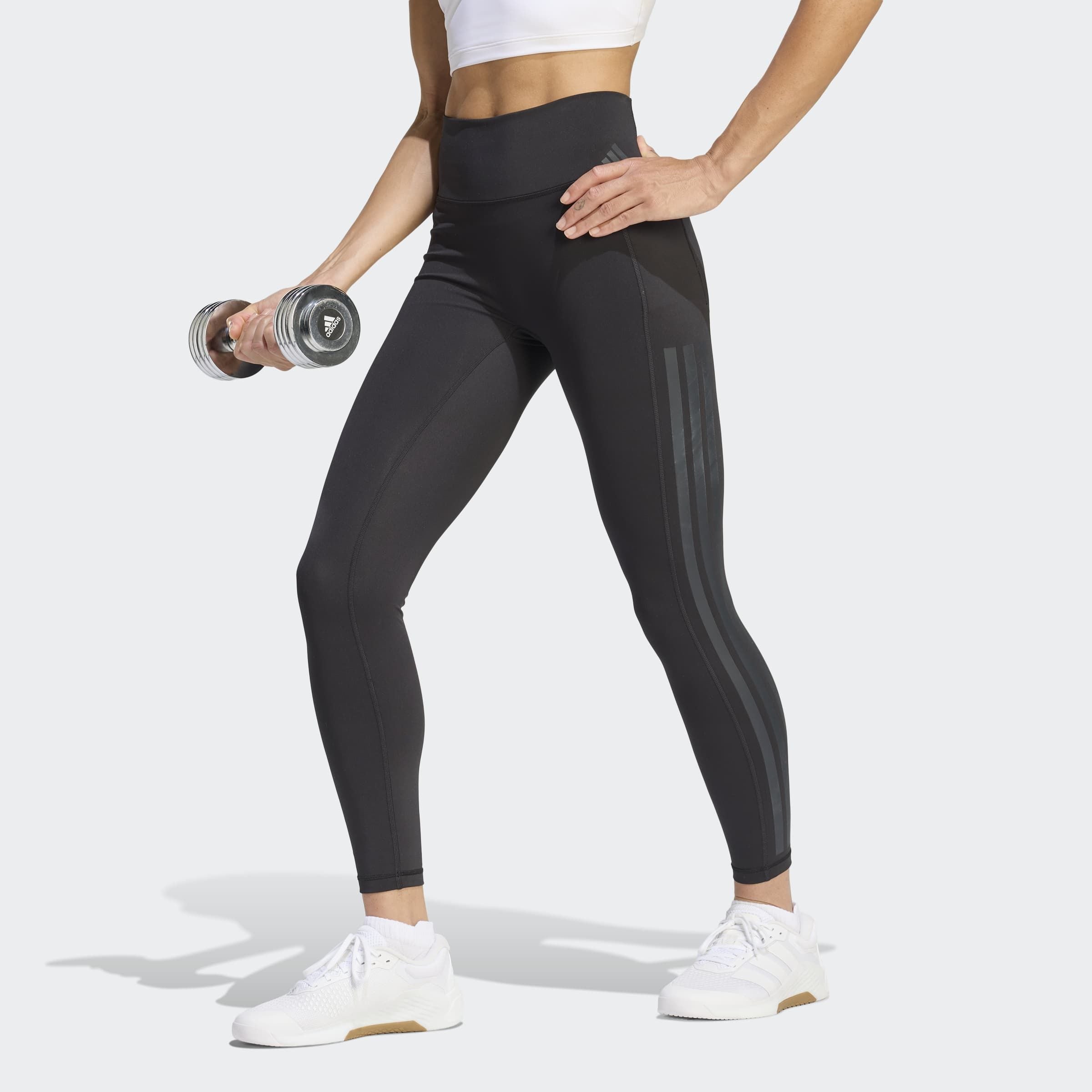 adidas Performance "OPTIME WORKOUT 3-STREIFEN 7/8 LEGGINGS"