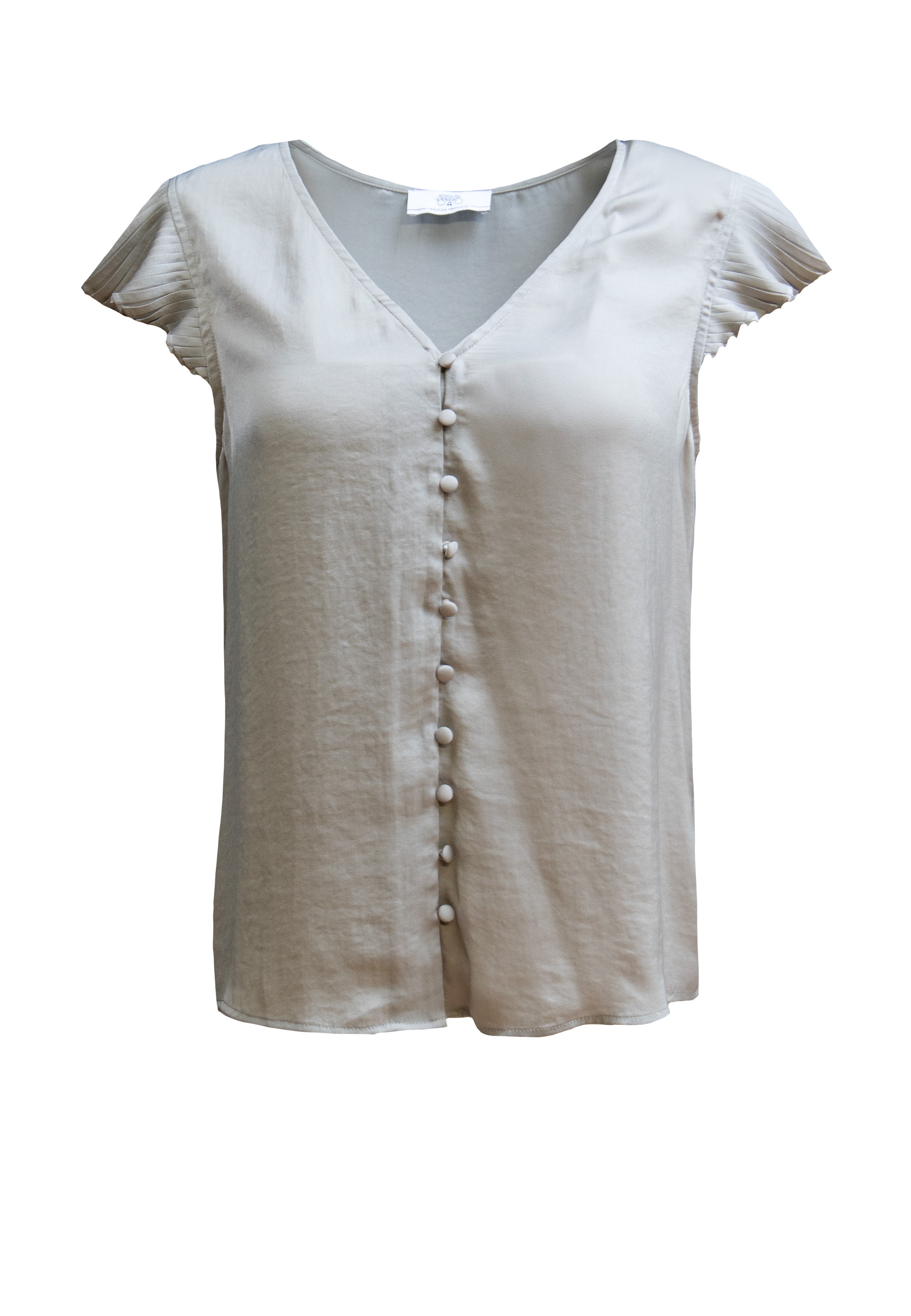 Le Temps Des Cerises T-Shirt »JUANA«, mit durchgehender Knopfleiste