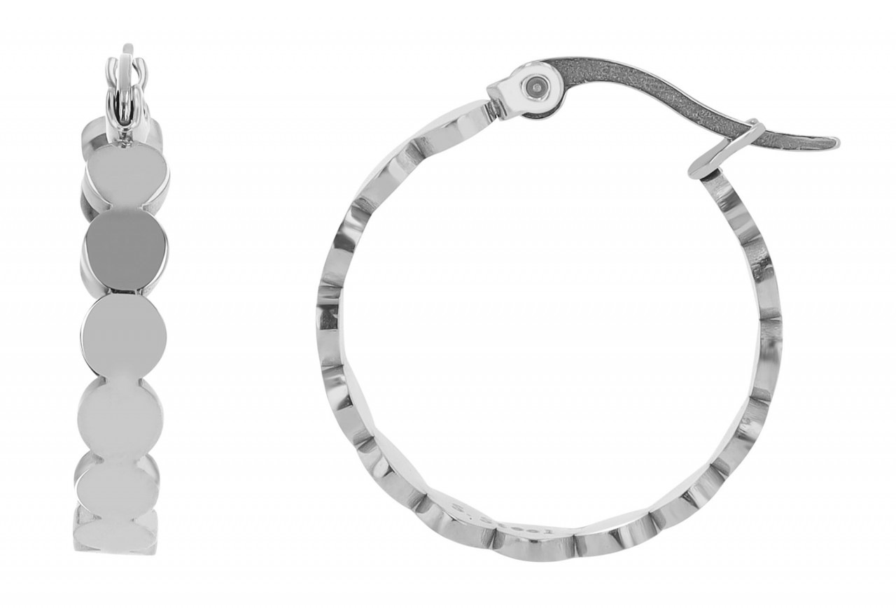 Adelia´s Paar Creolen »Damen Creolen aus poliertem Edelstahl Ø 20 mm«