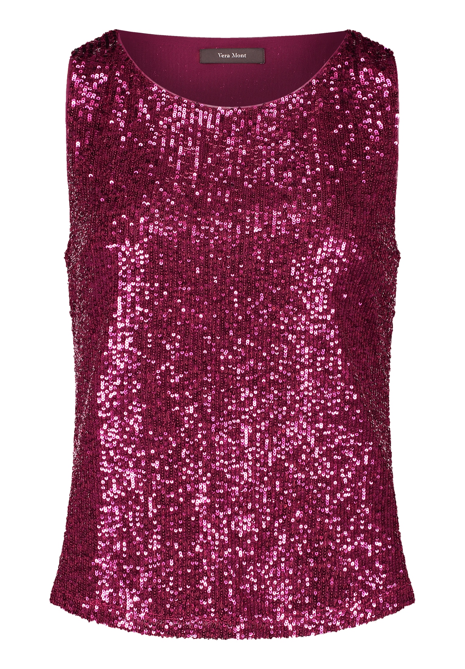 Vera Mont Blusentop »Vera Mont Pailletten-Top ohne Arm«