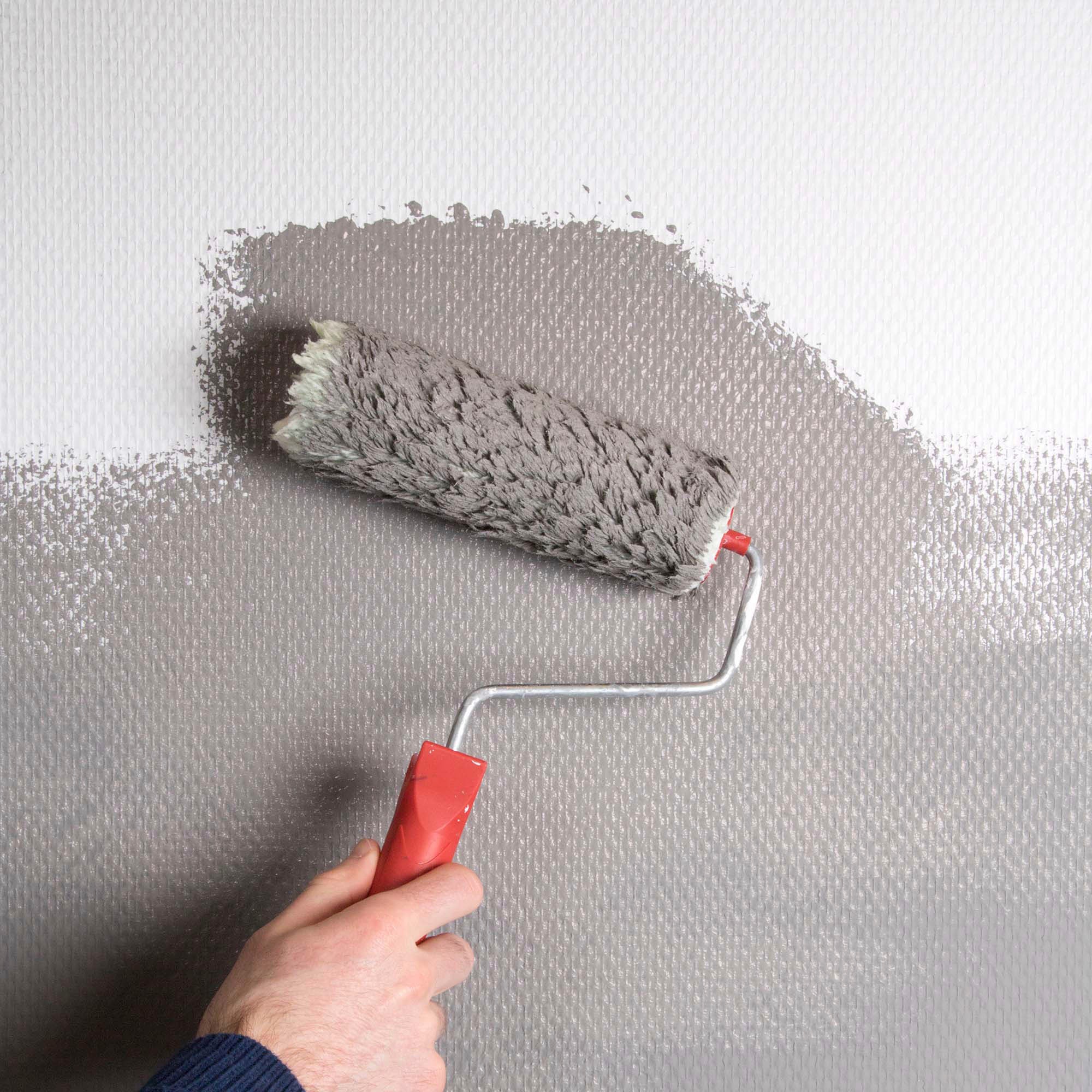 Isoliertapete »Fresco Vorgestrichen Glasfaservliestapete Rauten Weiss 50mx1m«, uni, Fresco Vorgestrichen Glasfasertapete Rauten Weiss 50mx1m (160g/m2)