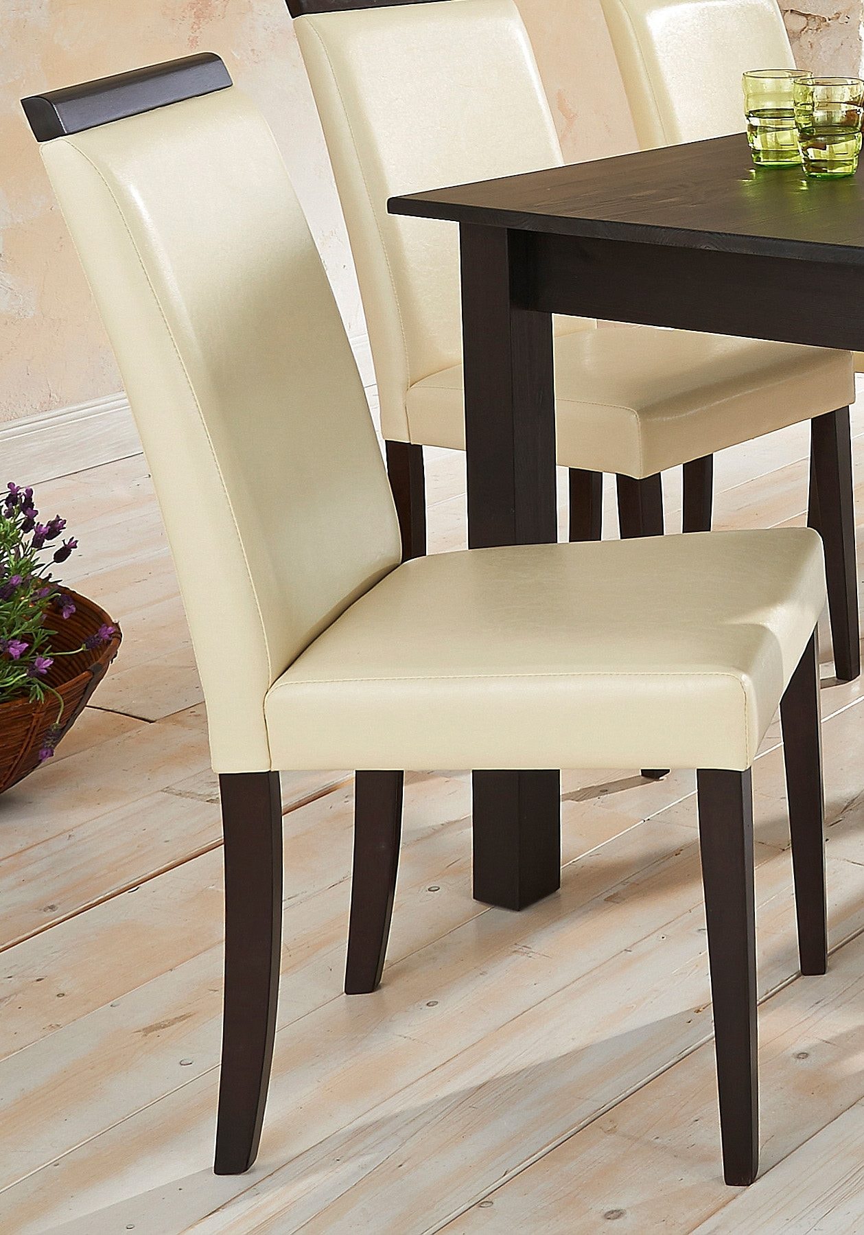 Home affaire Esszimmerstuhl "Genova" (Set) 2 Stk. Kunstleder aus schönem Ku günstig online kaufen