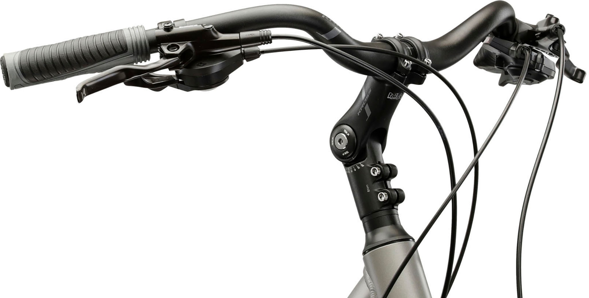 Kross Trekkingrad »KROSS Trekkingrad 28" Trans 5.0 ULT.RA silver 18 Gänge« 18 Gang Shimano CUES U3020 Schaltwerk Kettenschaltung