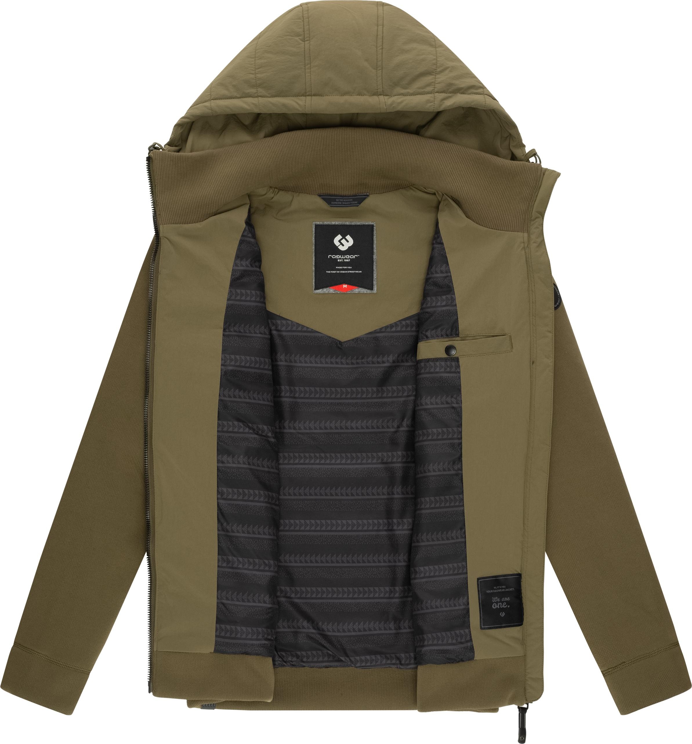 Ragwear Steppjacke »Doryan«, mit Kapuze, Coole Herren Outdoorjacke mit Kapuze