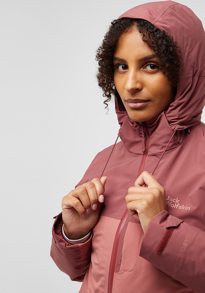 Jack Wolfskin 3-in-1-Funktionsjacke »HUNBERG 3IN1 JKT W«, mit Kapuze