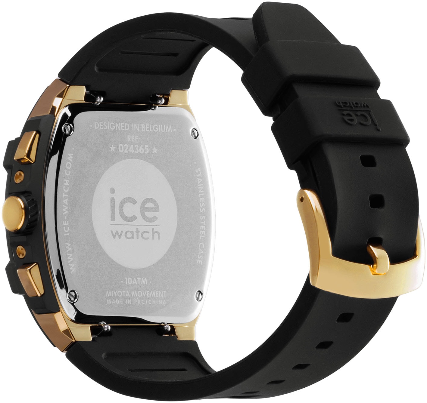 ice-watch Chronograph »ICE boliday - Steel - Large - CH«, Armbanduhr, Quarzuhr, Herrenuhr, Silikonarmband, Stoppfunktion